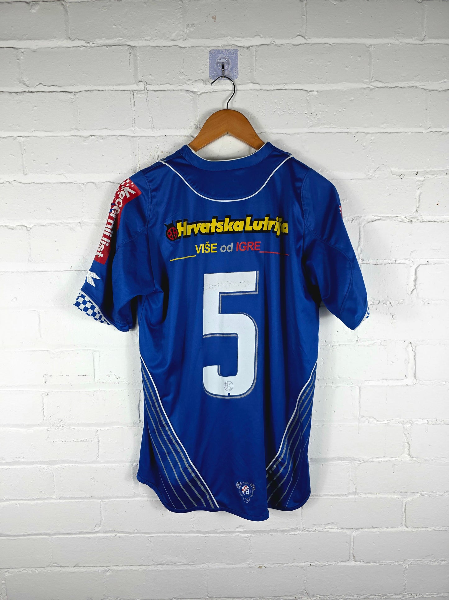 Diadora Dinamo Zagreb 2007/08 Youth Match Issue Home Shirt Medium