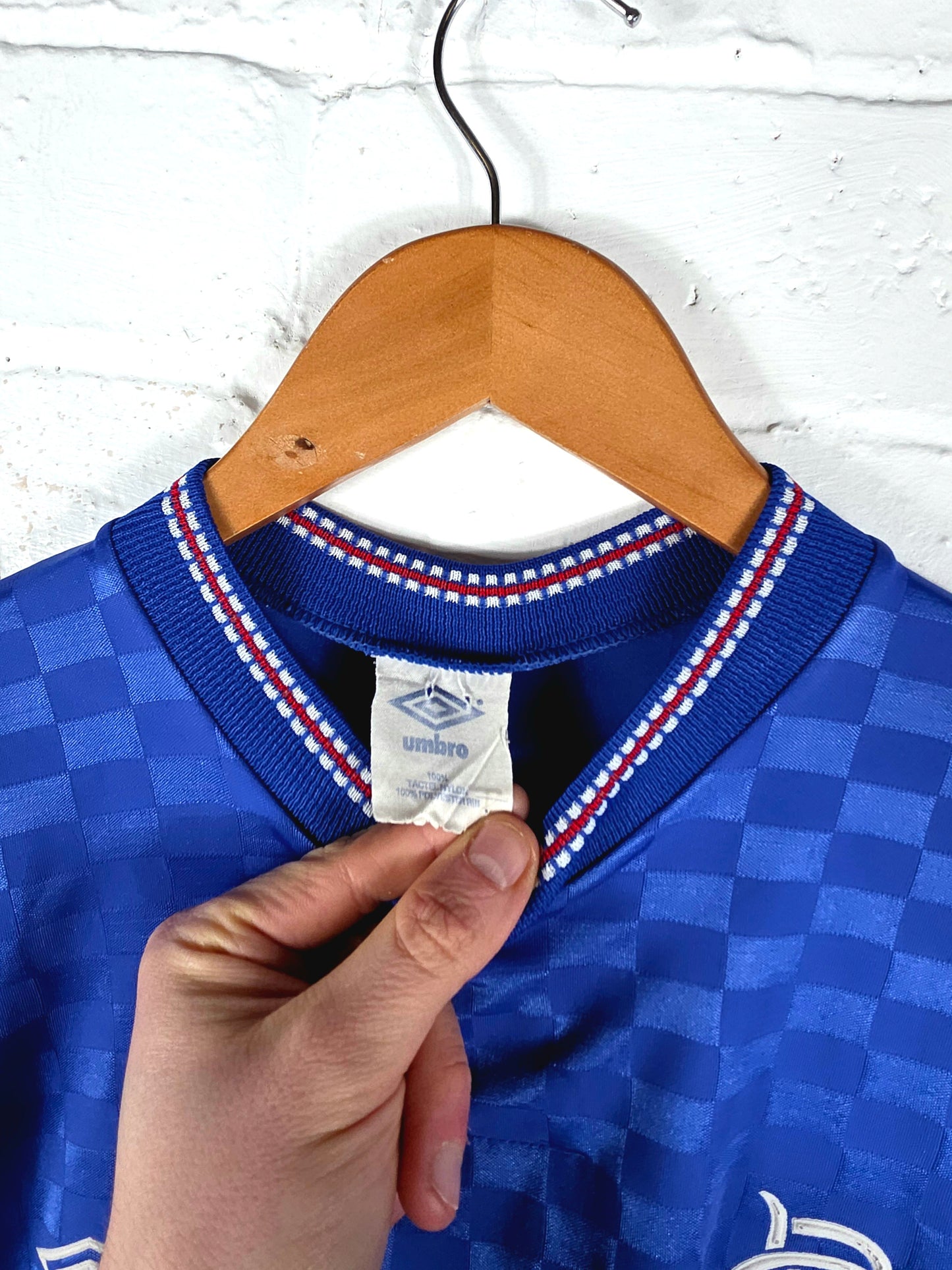Umbro Rangers 1987/90 Home Shirt Large