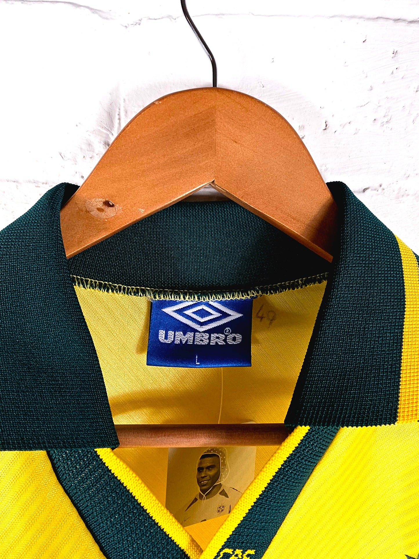 Umbro Brazil 1994/97 Home Shirt Large