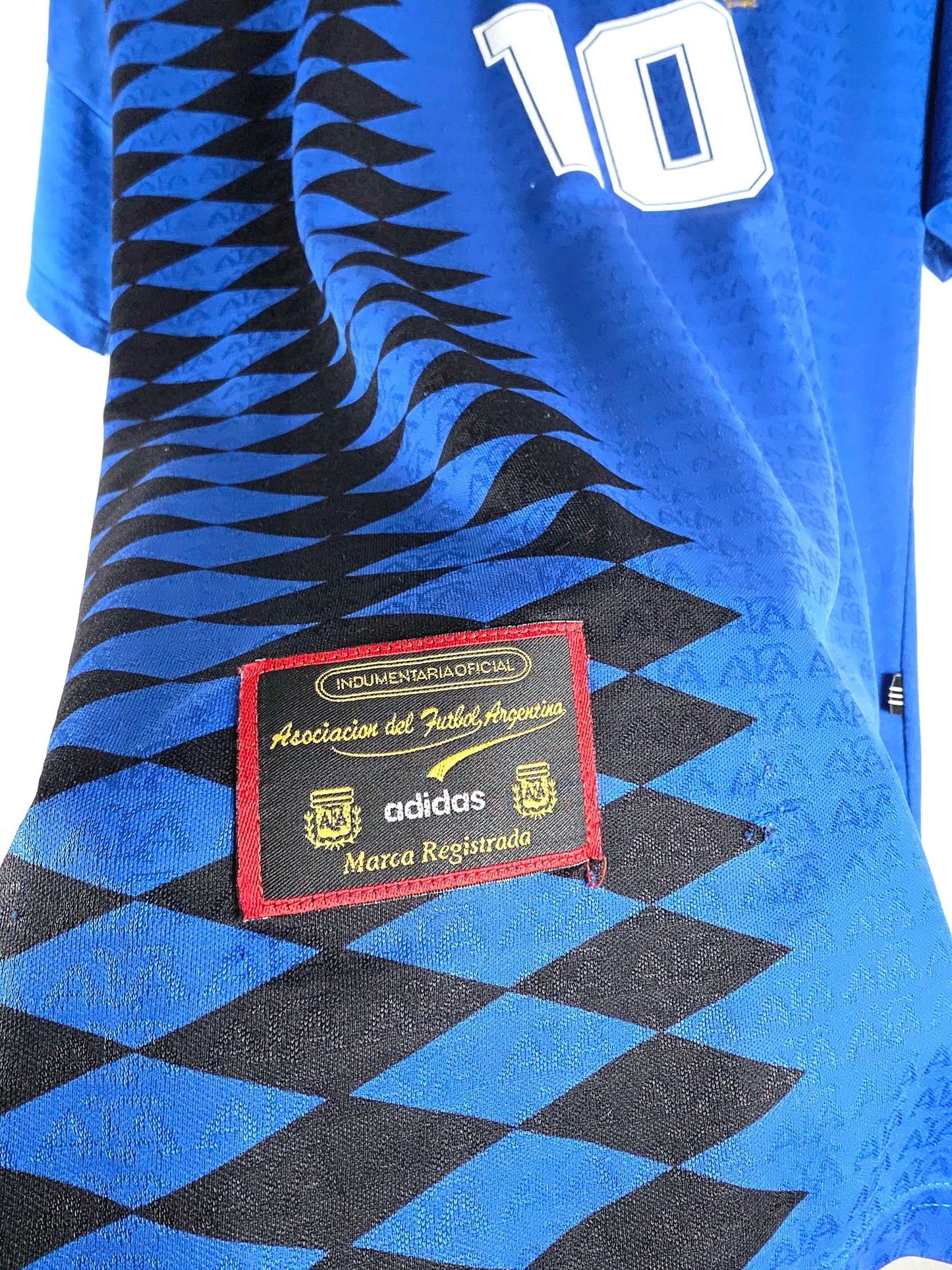 Adidas Argentina 1994 'Maradona 10' Away Shirt Large