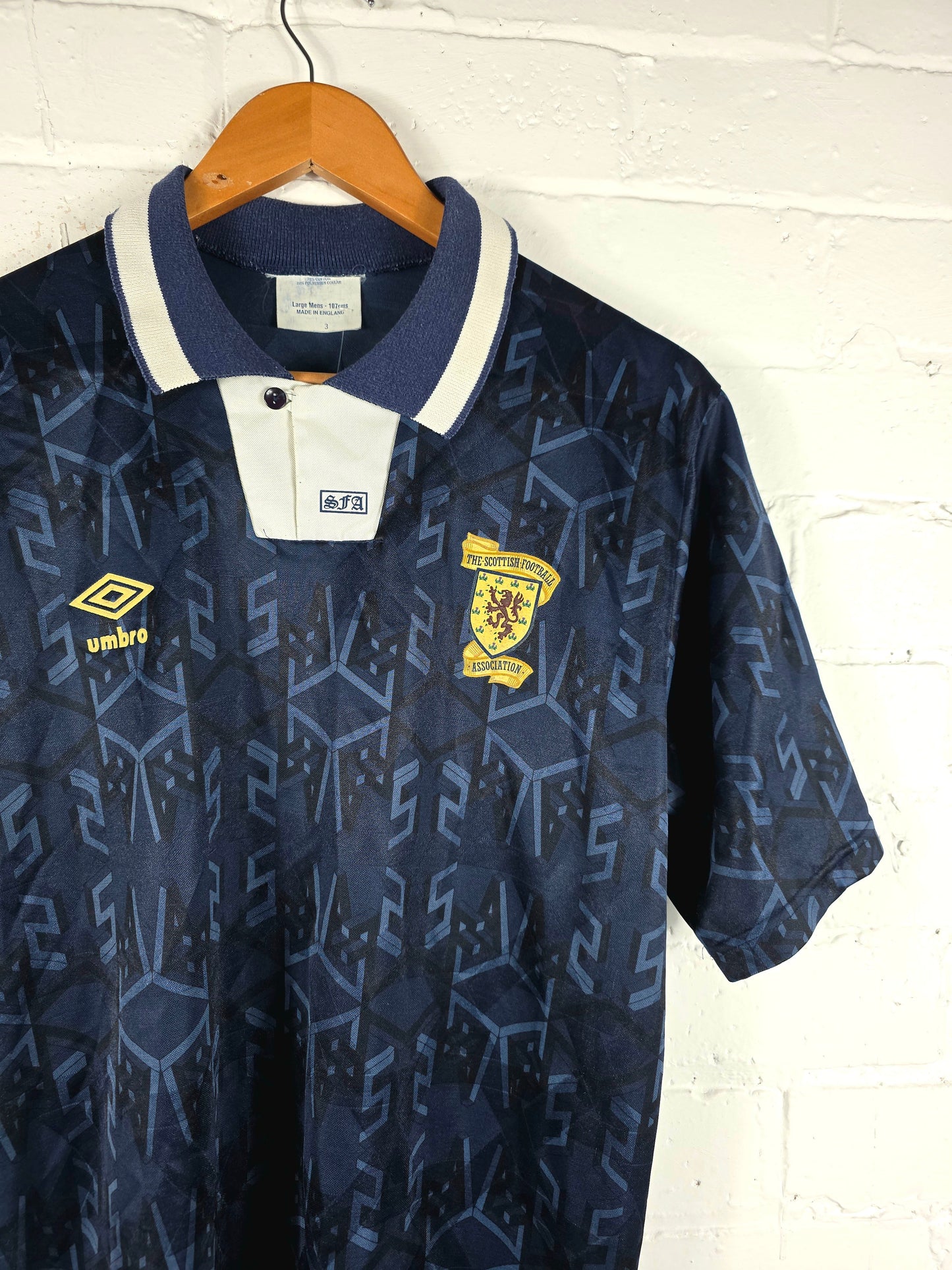 Umbro Scotland 1991/94 Home Shirt Large