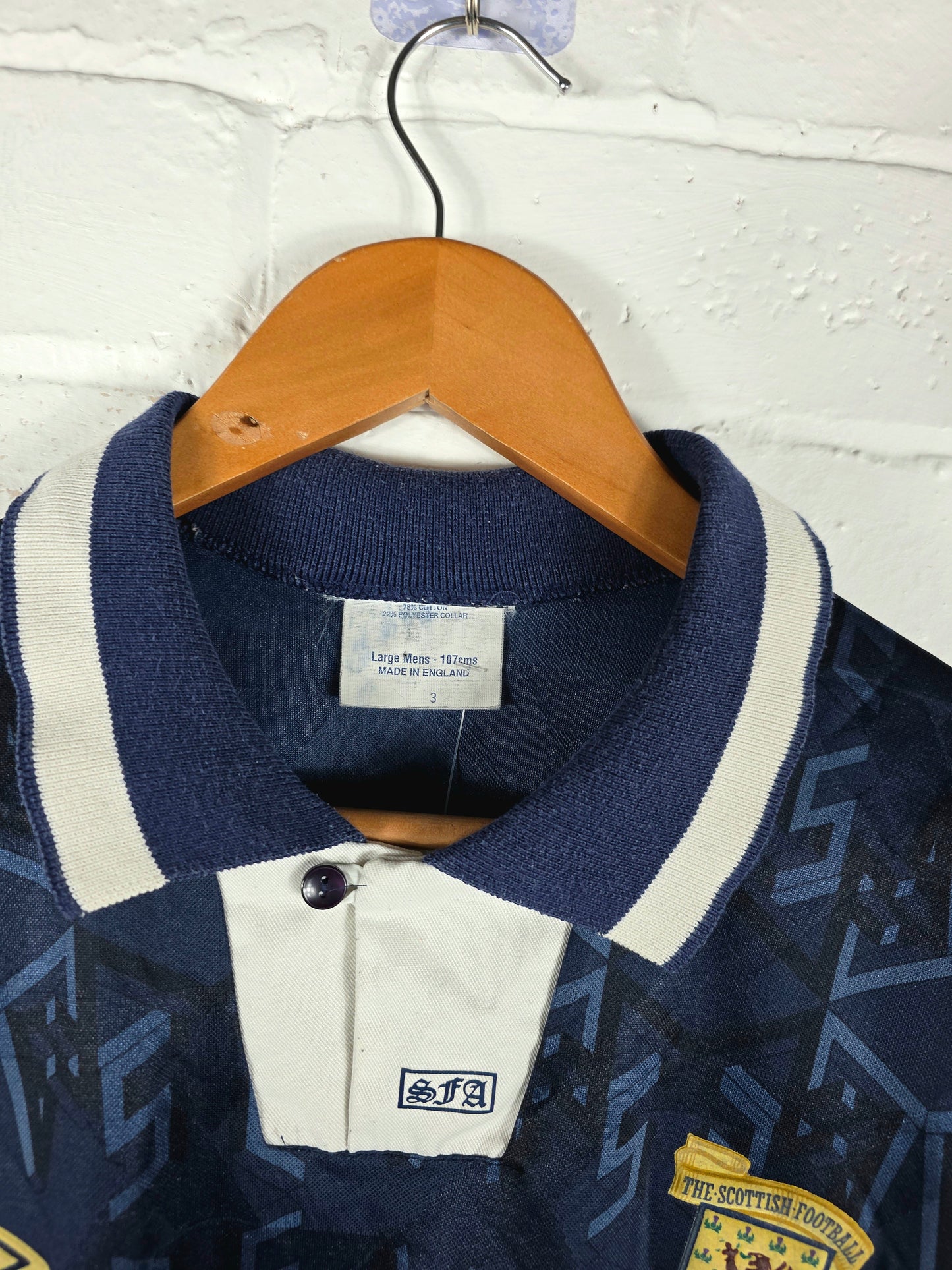 Umbro Scotland 1991/94 Home Shirt Large