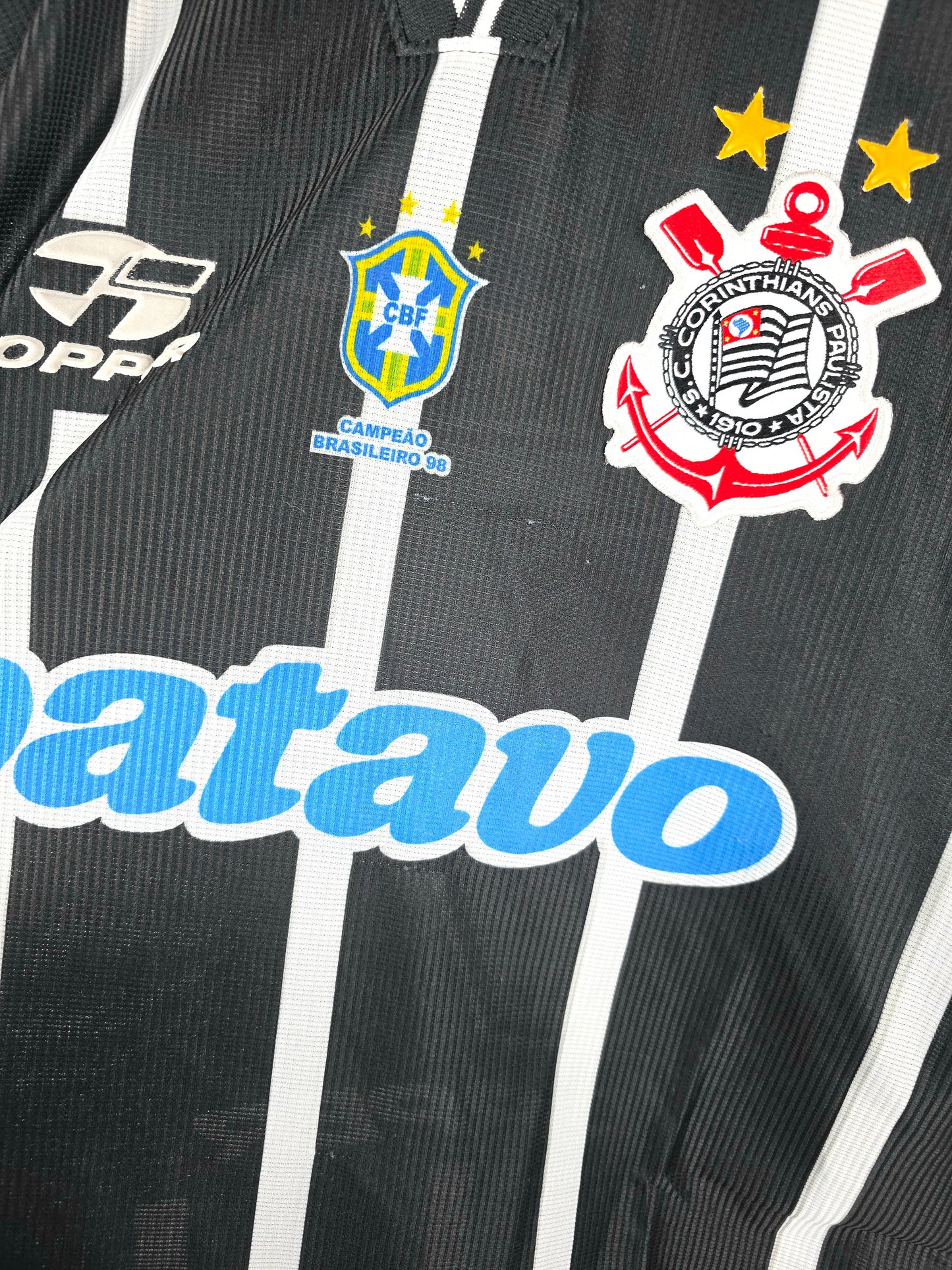Topper Corinthians 1999 '7 (Marcelinho Carioca)' Away Shirt Large