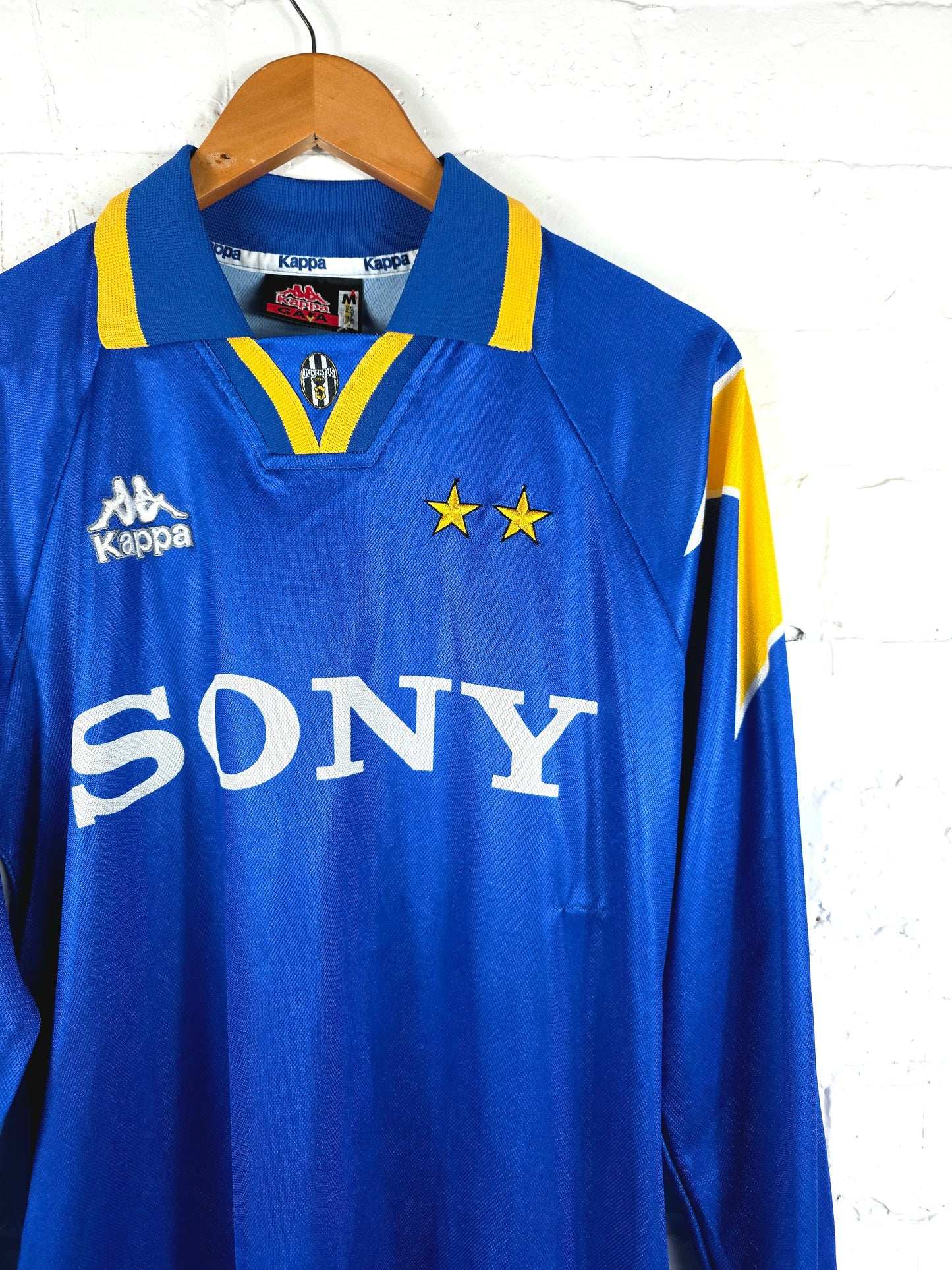 Kappa Juventus 1995/97 Long Sleeve Away Shirt Medium