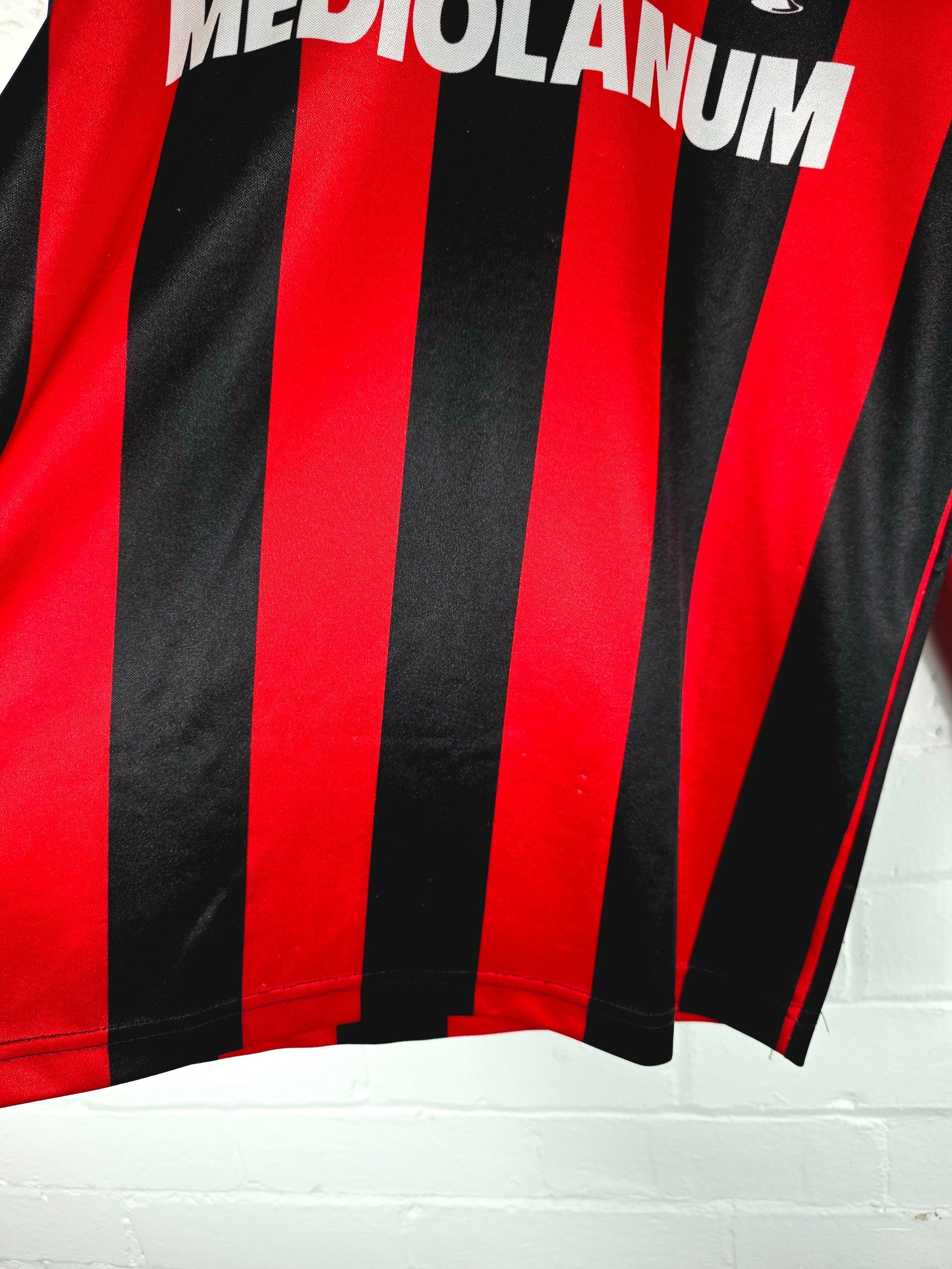 Adidas AC Milan 1990/92 Long Sleeve Home Shirt Small
