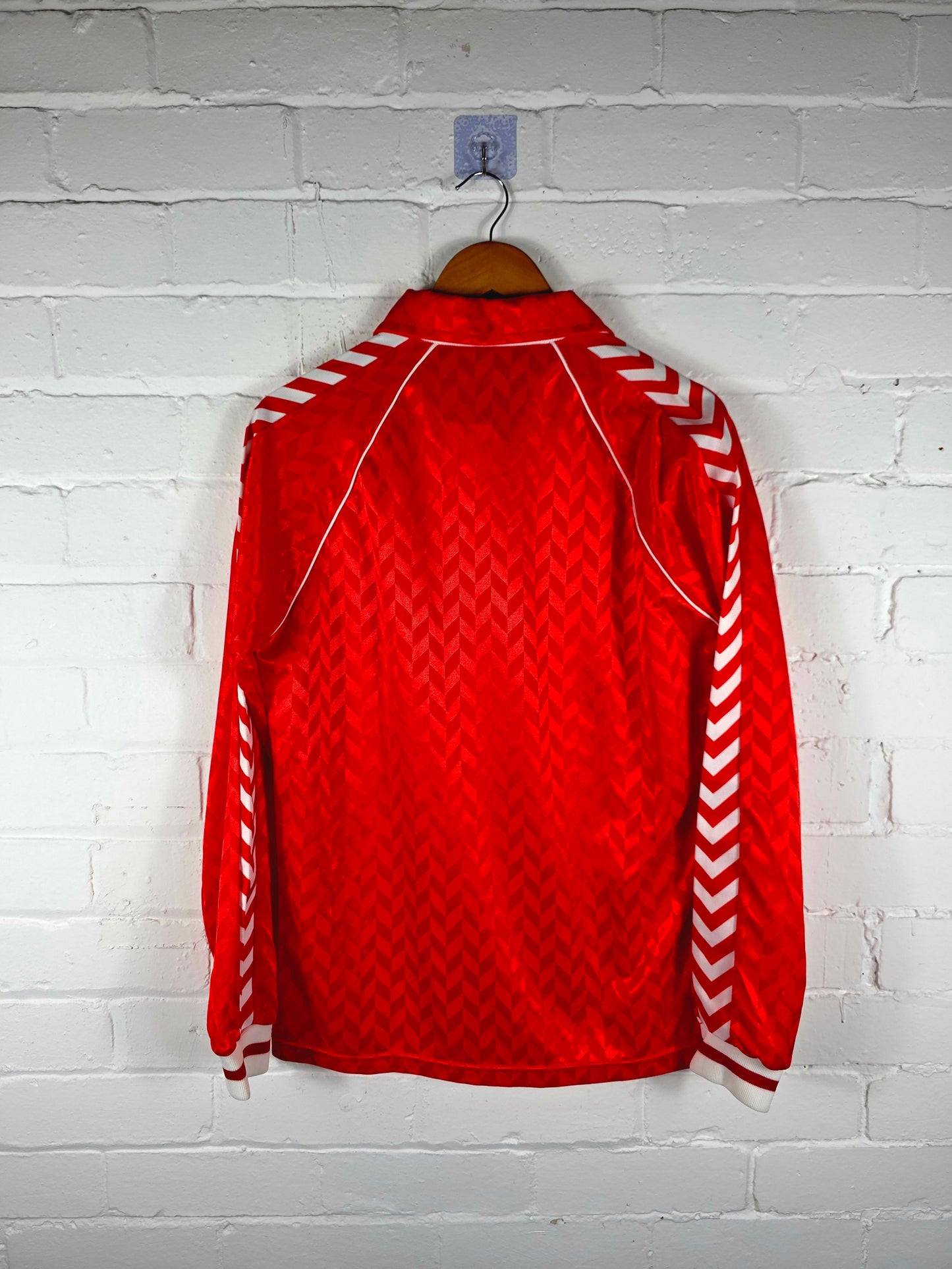 Hummel Wales 1988/90 Long Sleeve Home Shirt Medium