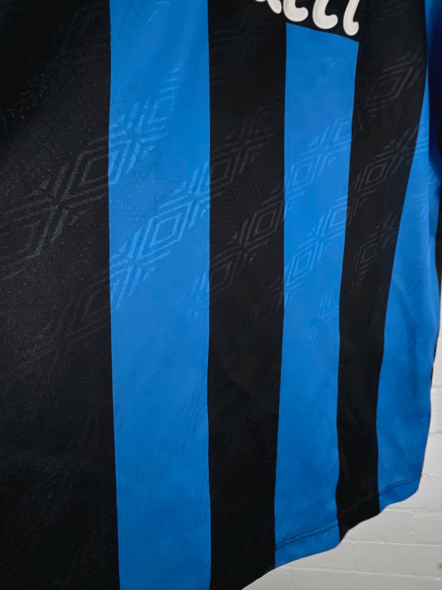 Umbro Inter Milan 1994/95 '9 (Delvecchio)' Match Issue Home Shirt Large