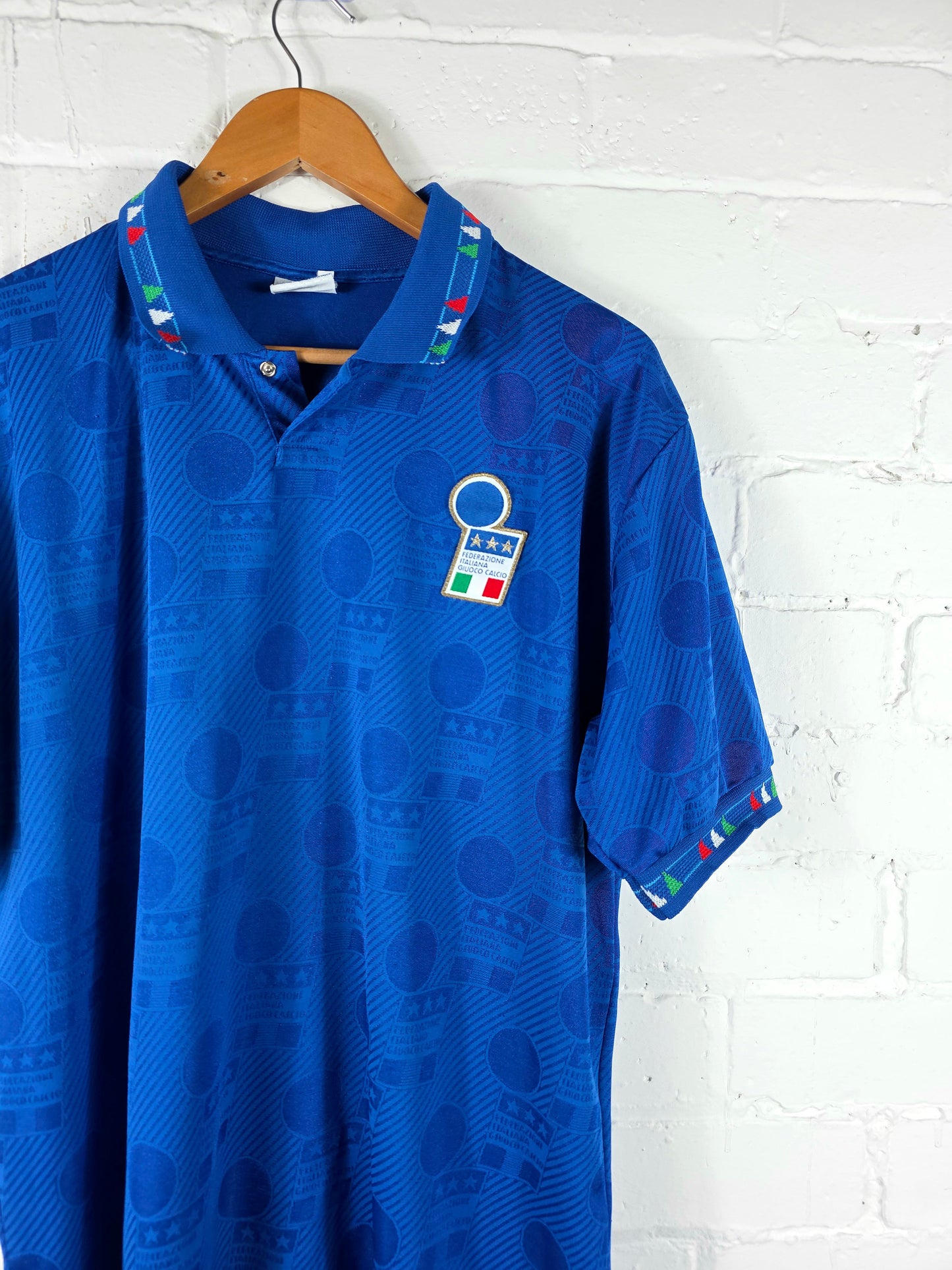 Diadora Italy 1993/94 Player Spec Home Shirt XL