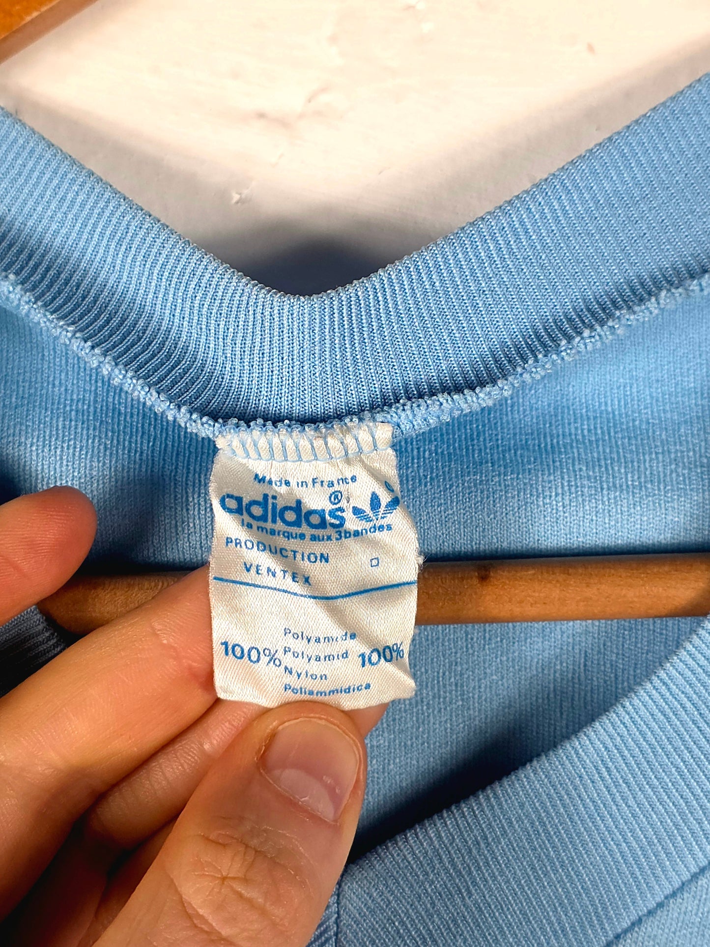 Adidas Ventex 1980s Vintage Sports Shirt Medium