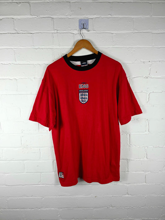 Umbro England 2002/04 Cotton Training T-Shirt XL