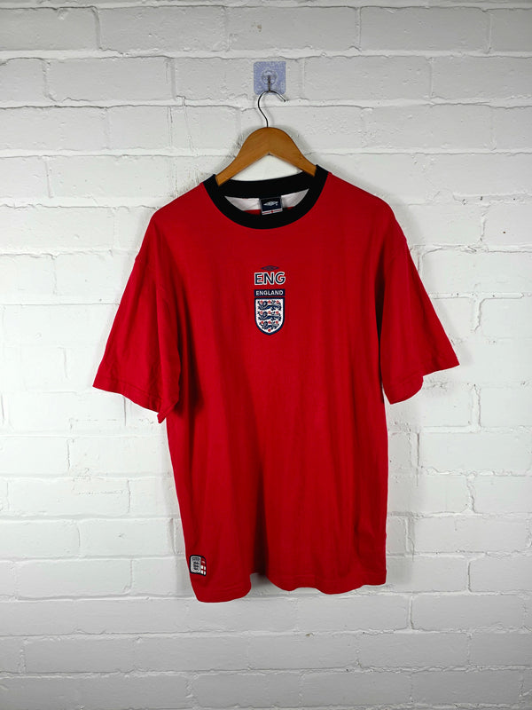 Umbro England 2002/04 Cotton Training T-Shirt XL