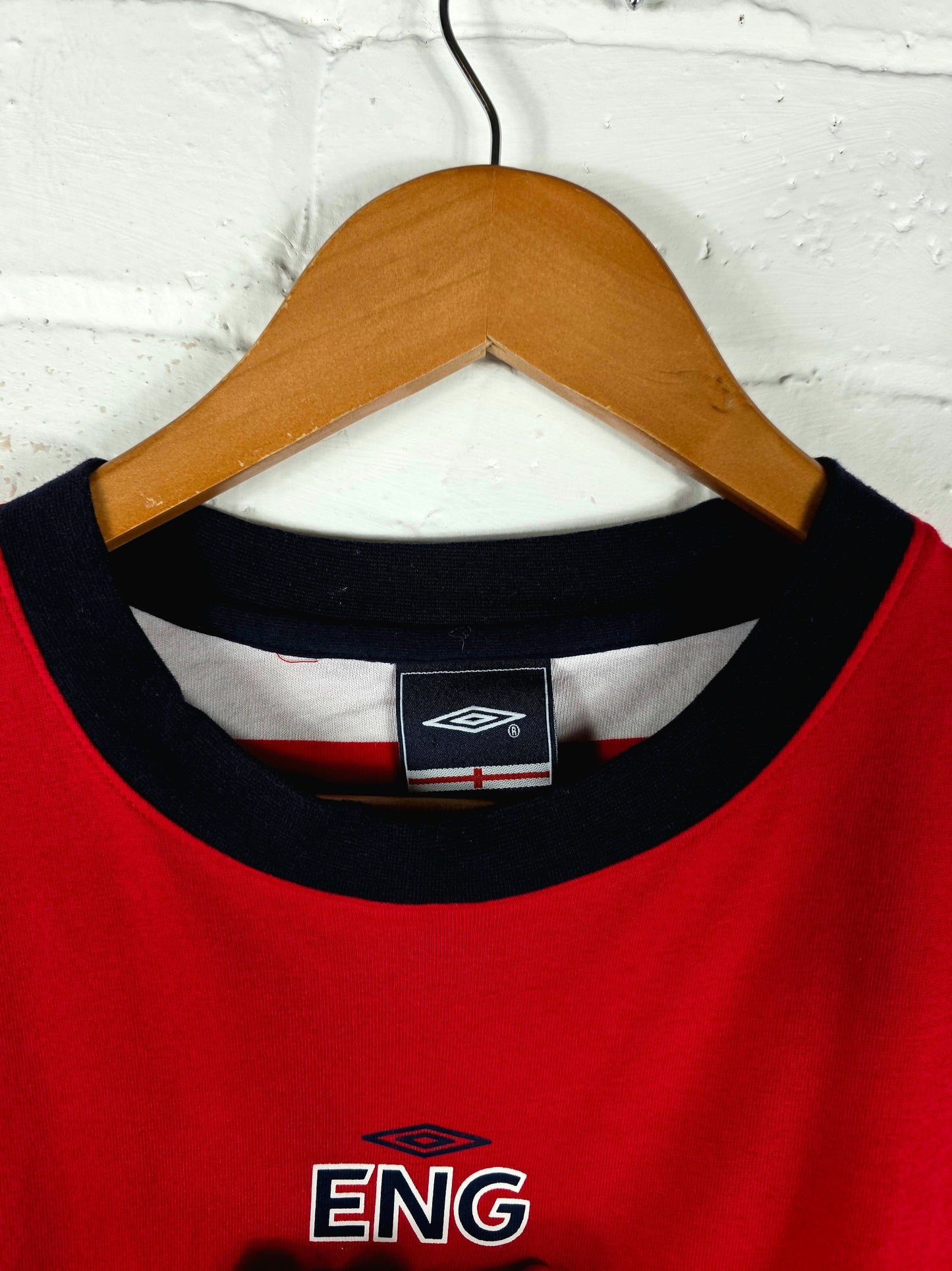 Umbro England 2002/04 Cotton Training T-Shirt XL