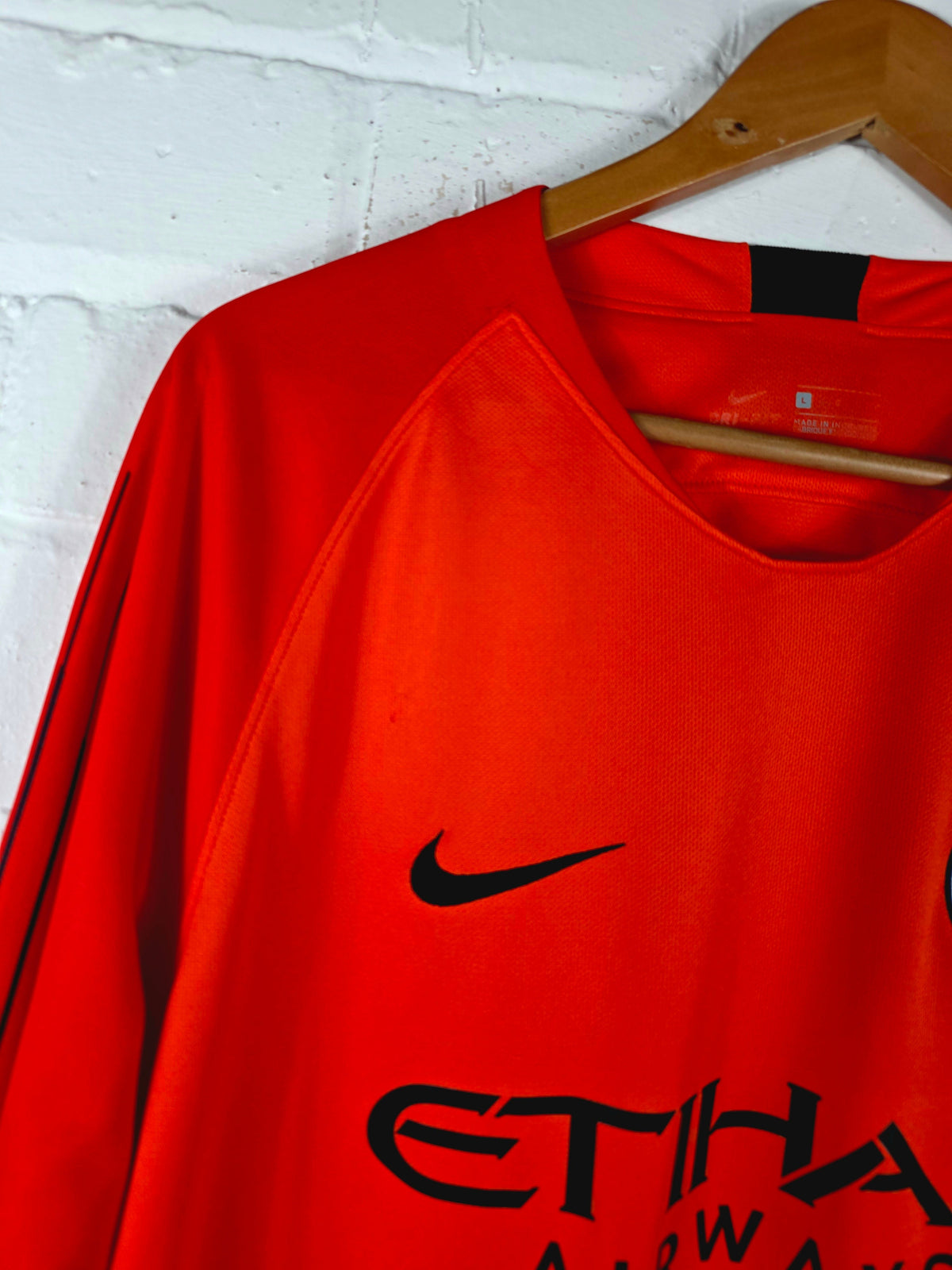 Nike Manchester City 2018/19 Long Sleeve Goalkeeper Shirt Large