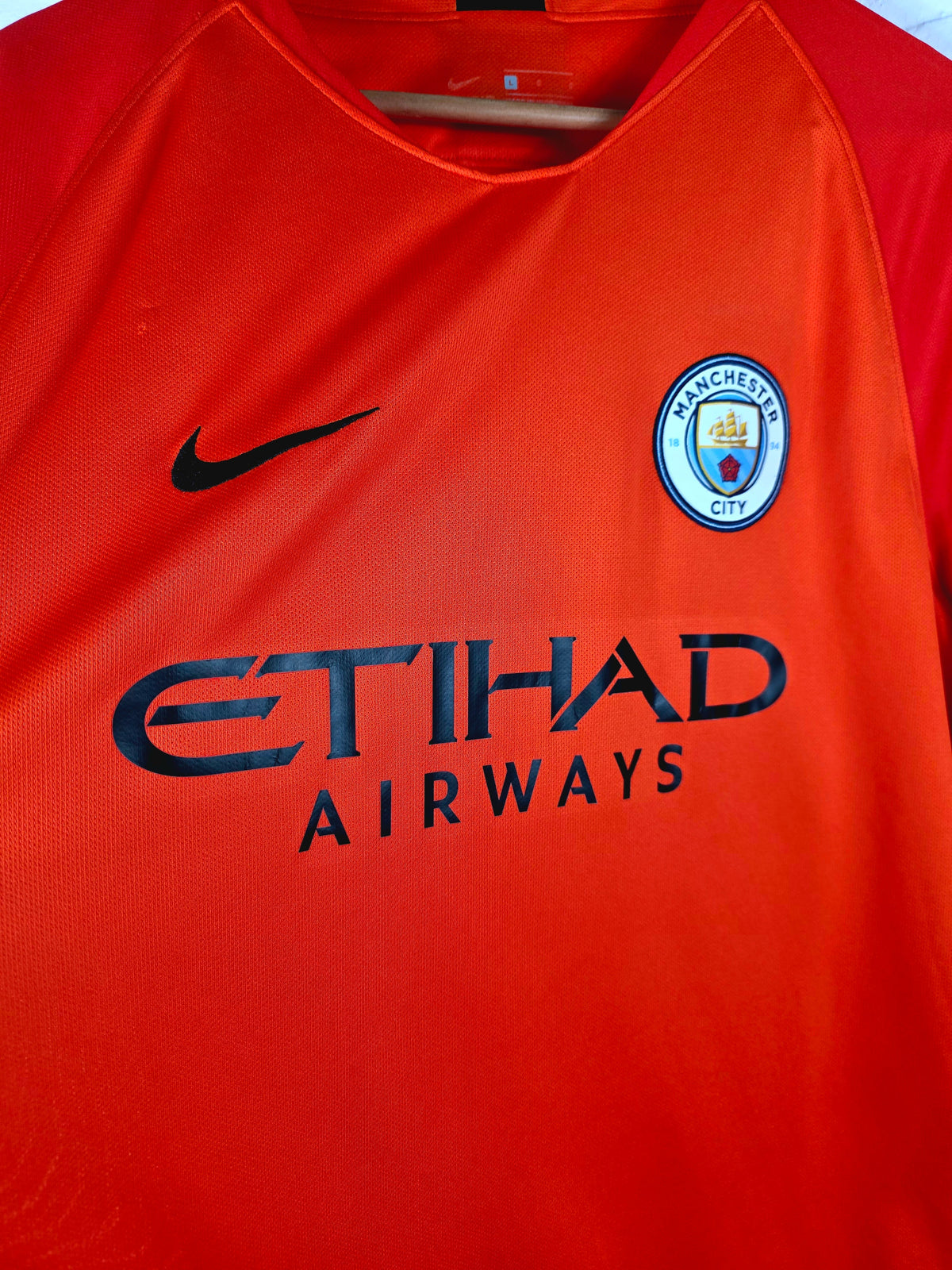 Nike Manchester City 2018/19 Long Sleeve Goalkeeper Shirt Large