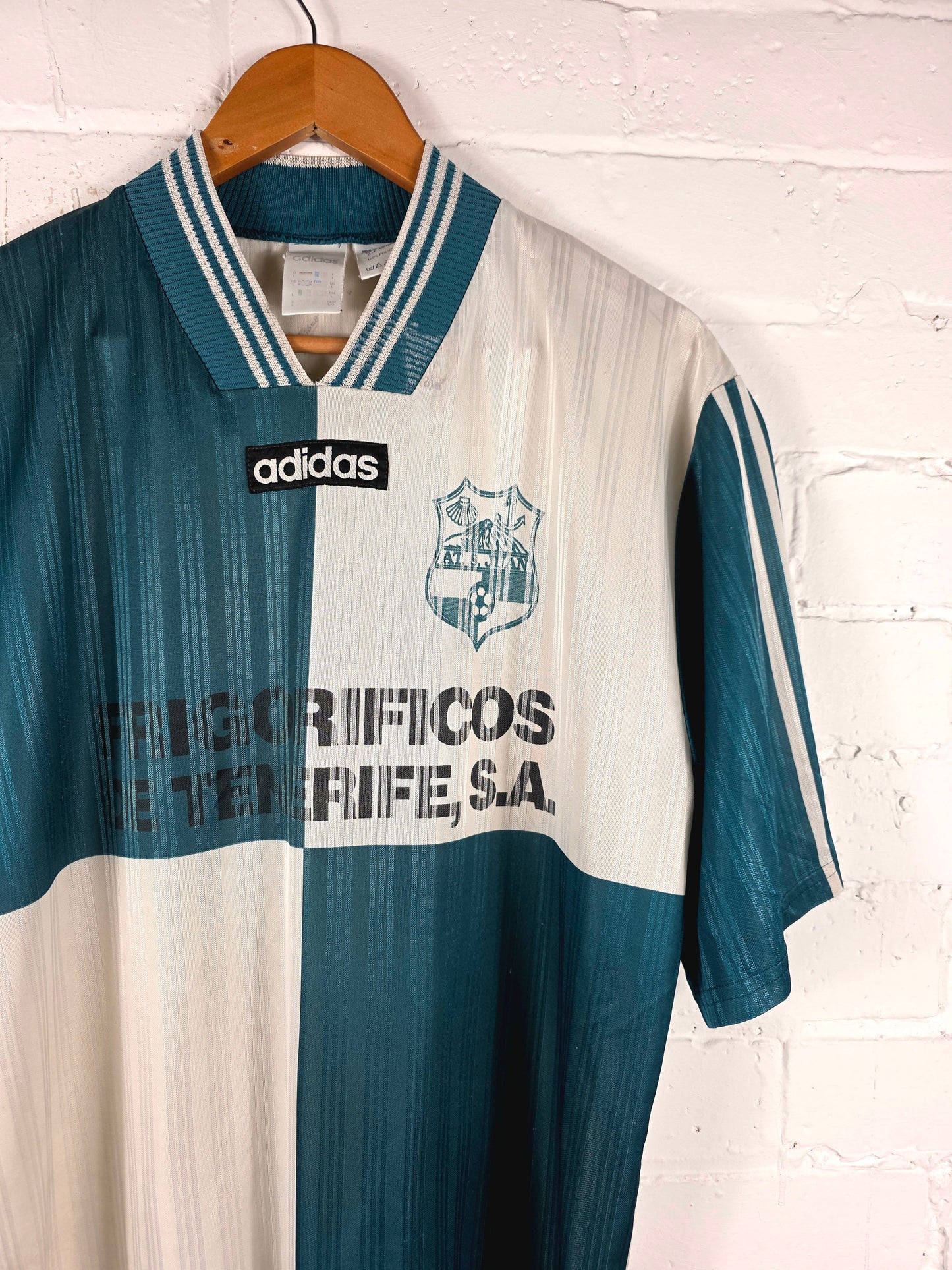 Adidas San Atlético San Juan de Tenerife 1990s Home Shirt Large