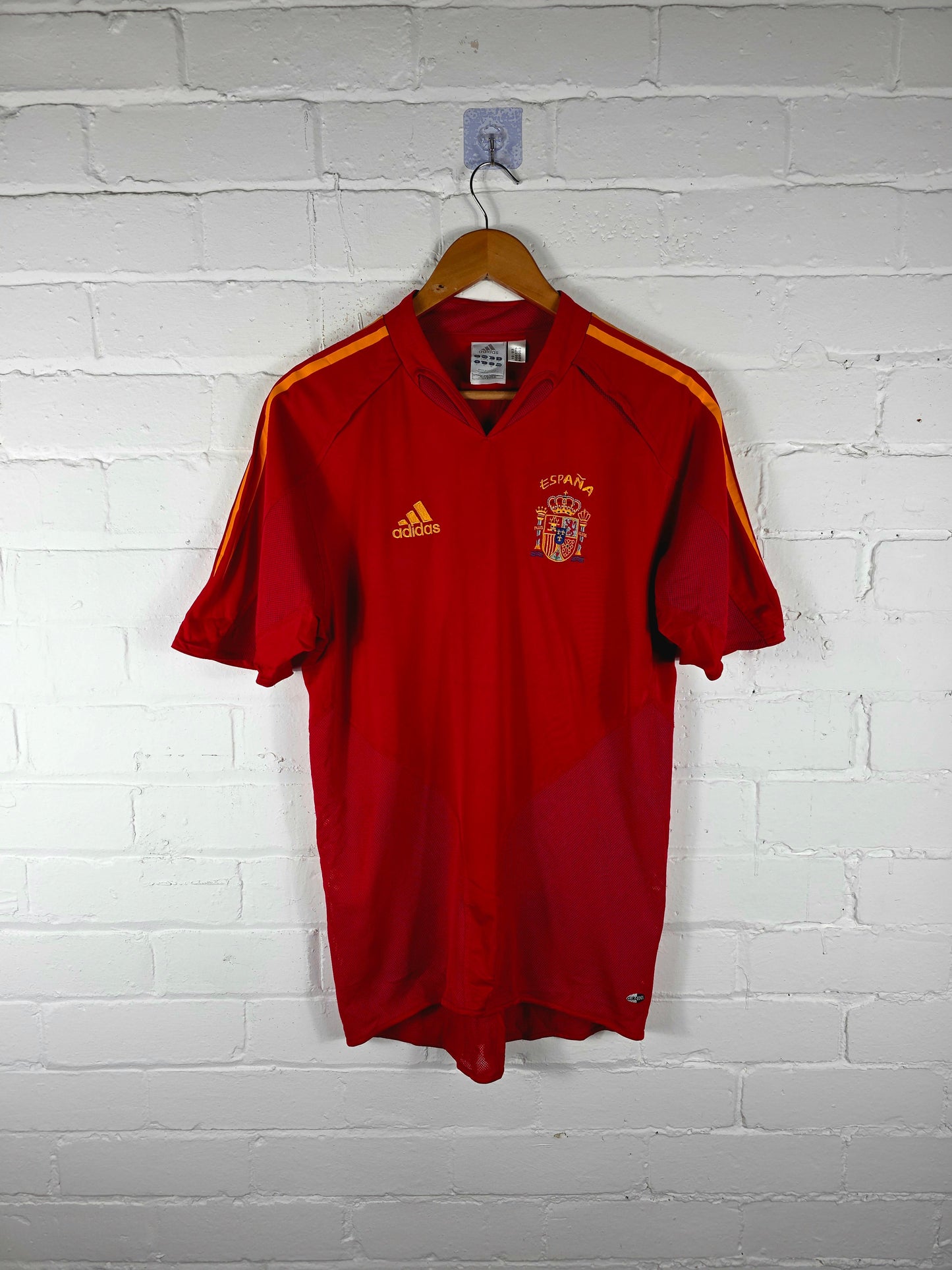 Adidas Spain 2004/06 Home Shirt Small