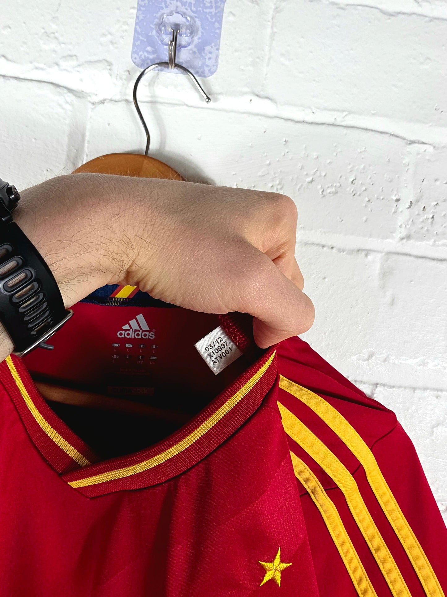 Adidas Spain 2012/13 Home Shirt Large