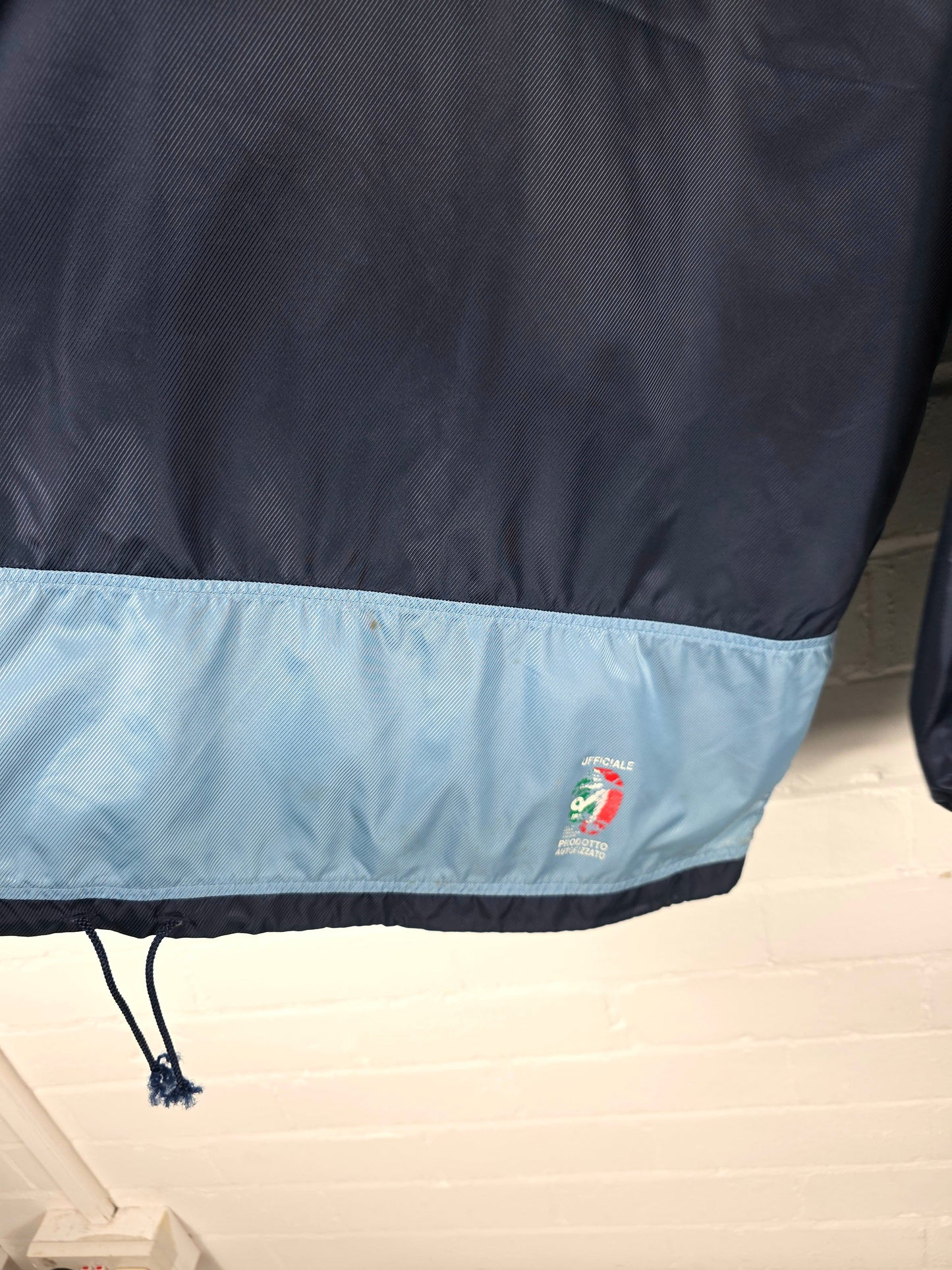 Kappa Lazio 1993 Lega Italiana Calcio Graphic Print Windbreaker Jacket Large