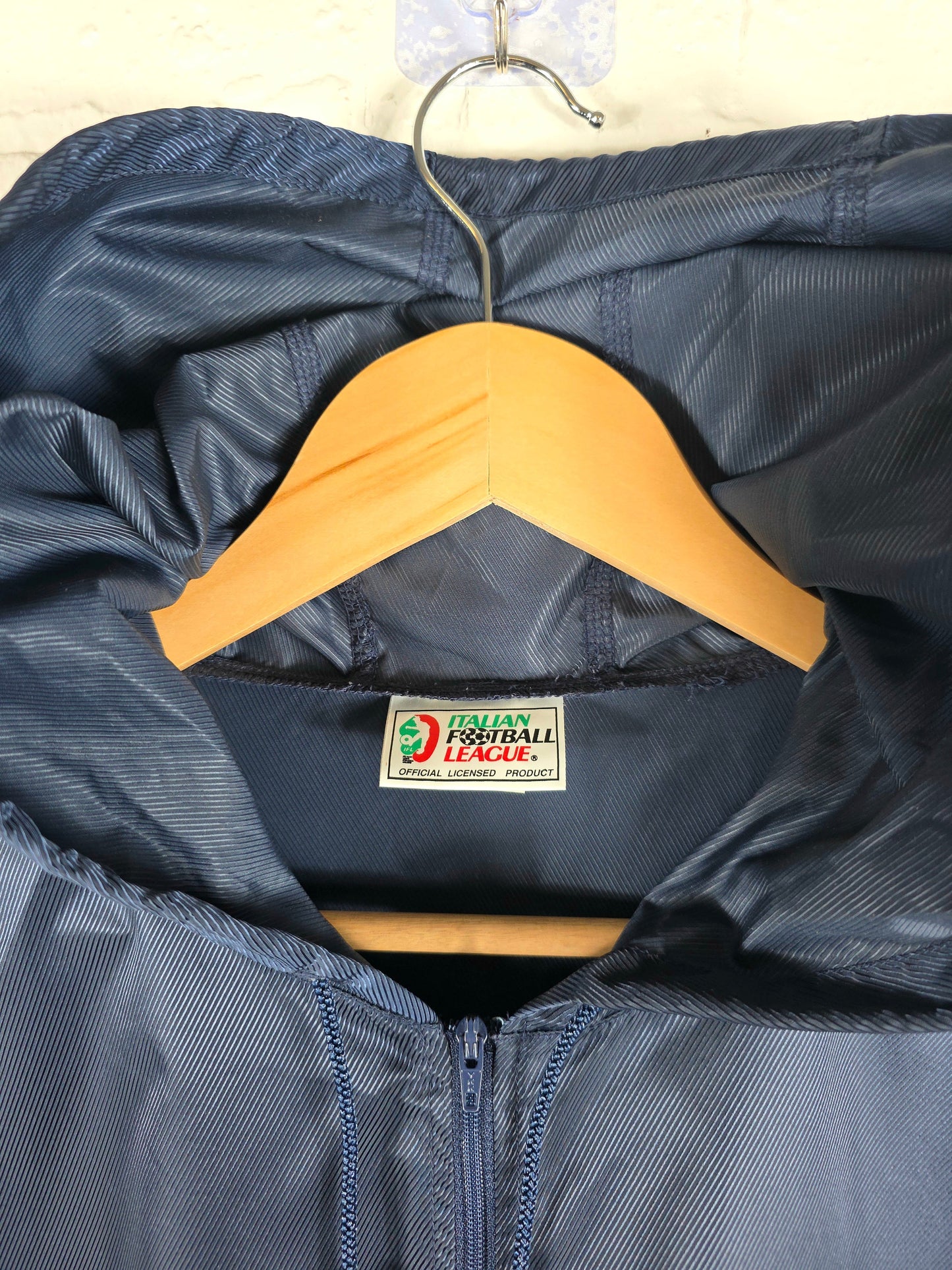 Kappa Lazio 1993 Lega Italiana Calcio Graphic Print Windbreaker Jacket Large
