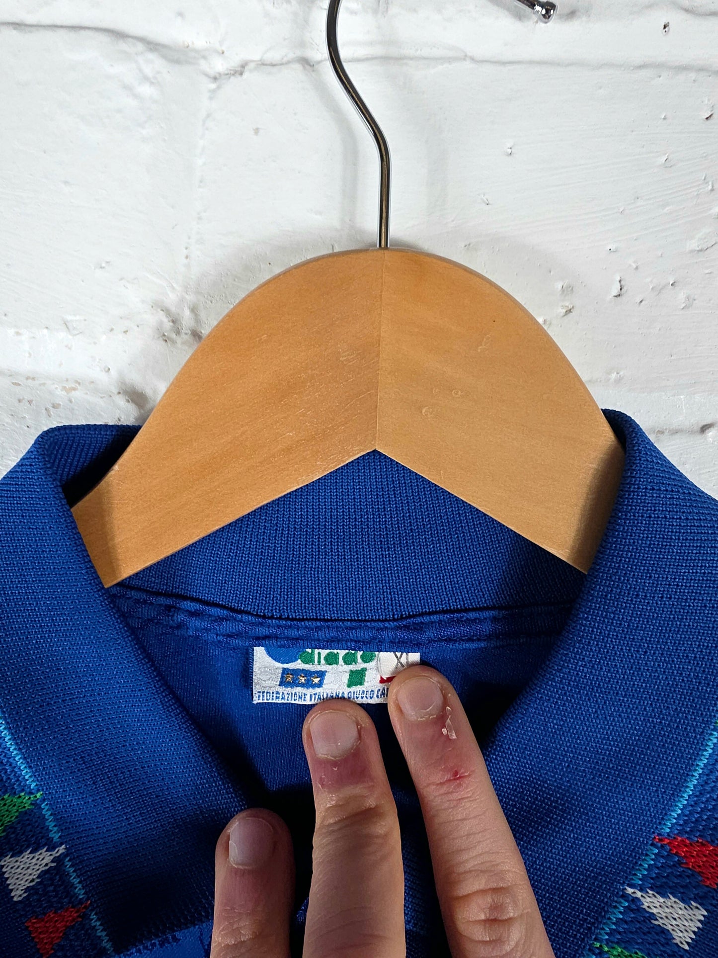 Diadora Italy 1993/94 Player Spec Home Shirt XL