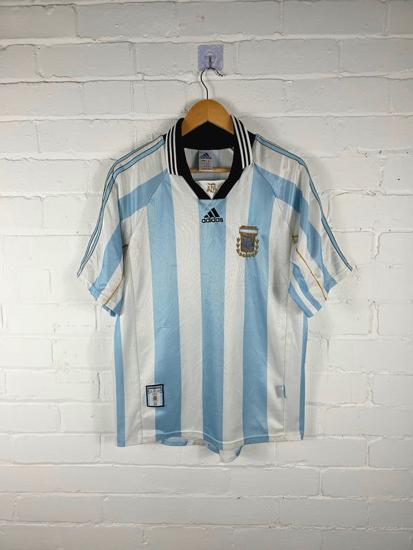 Adidas Argentina 1998/99 Home Shirt Medium
