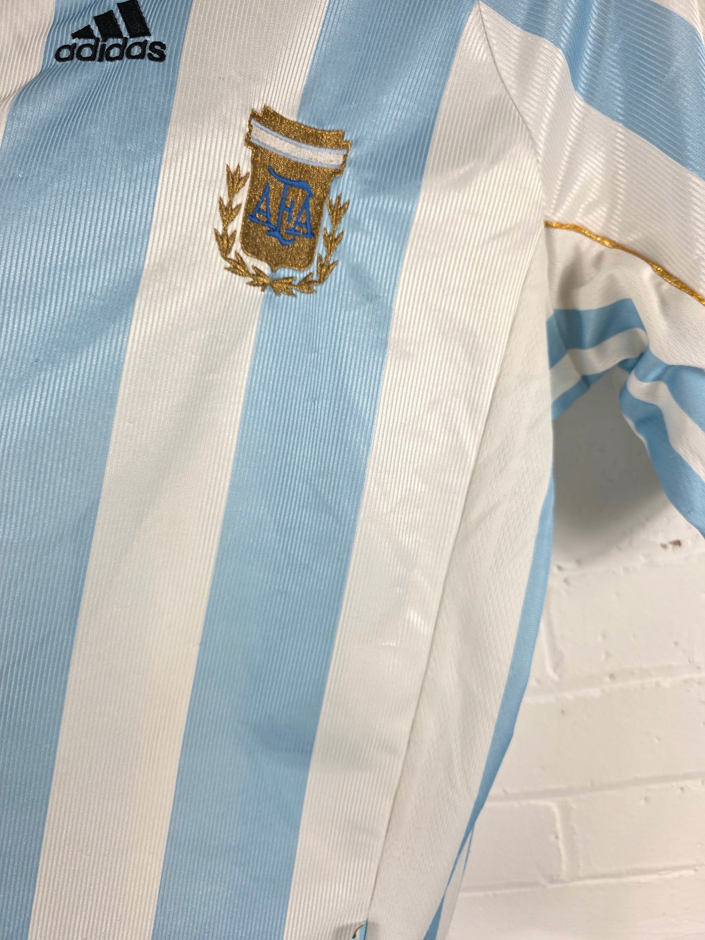Adidas Argentina 1998/99 Home Shirt Medium
