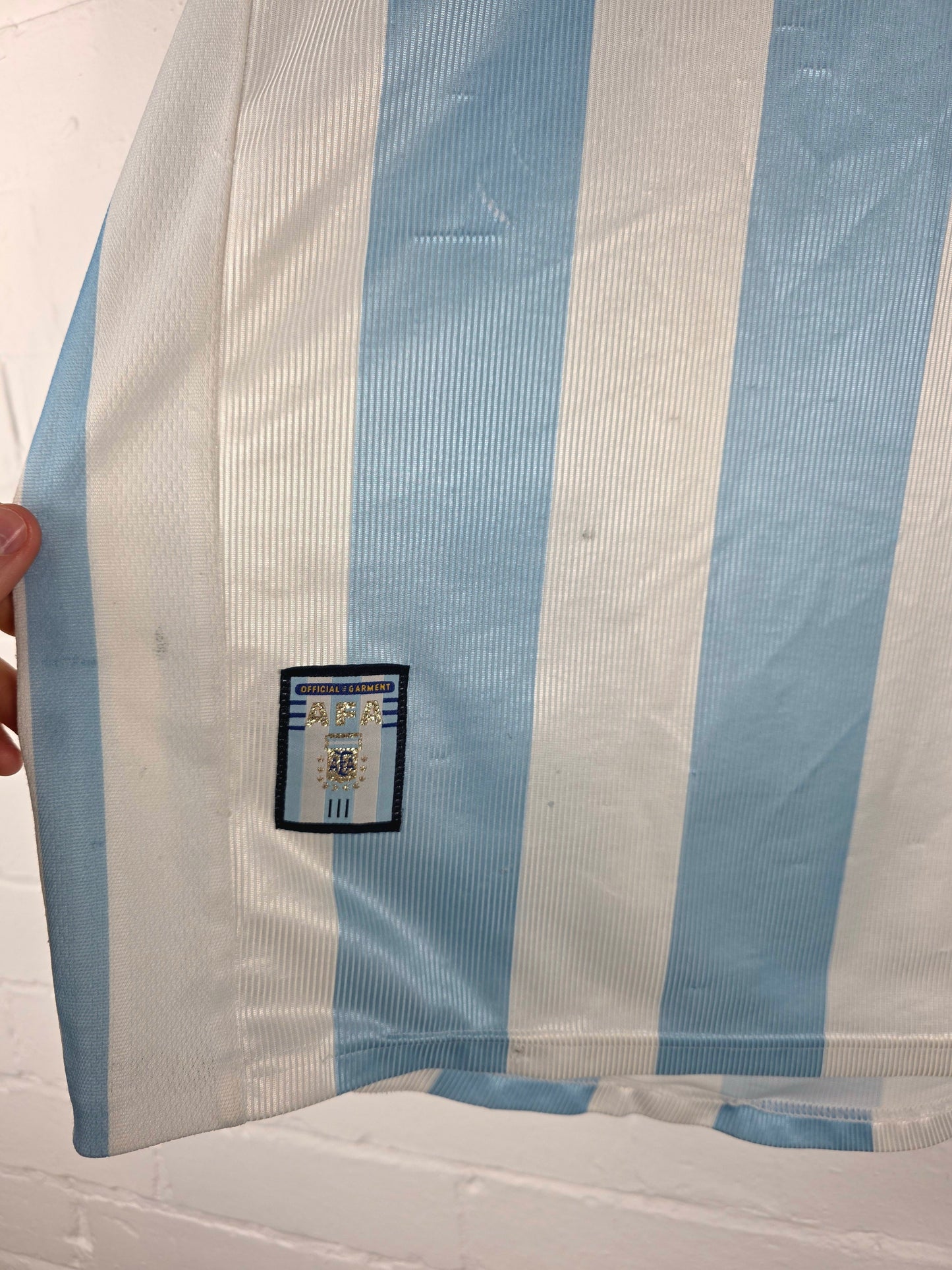 Adidas Argentina 1998/99 Home Shirt Medium