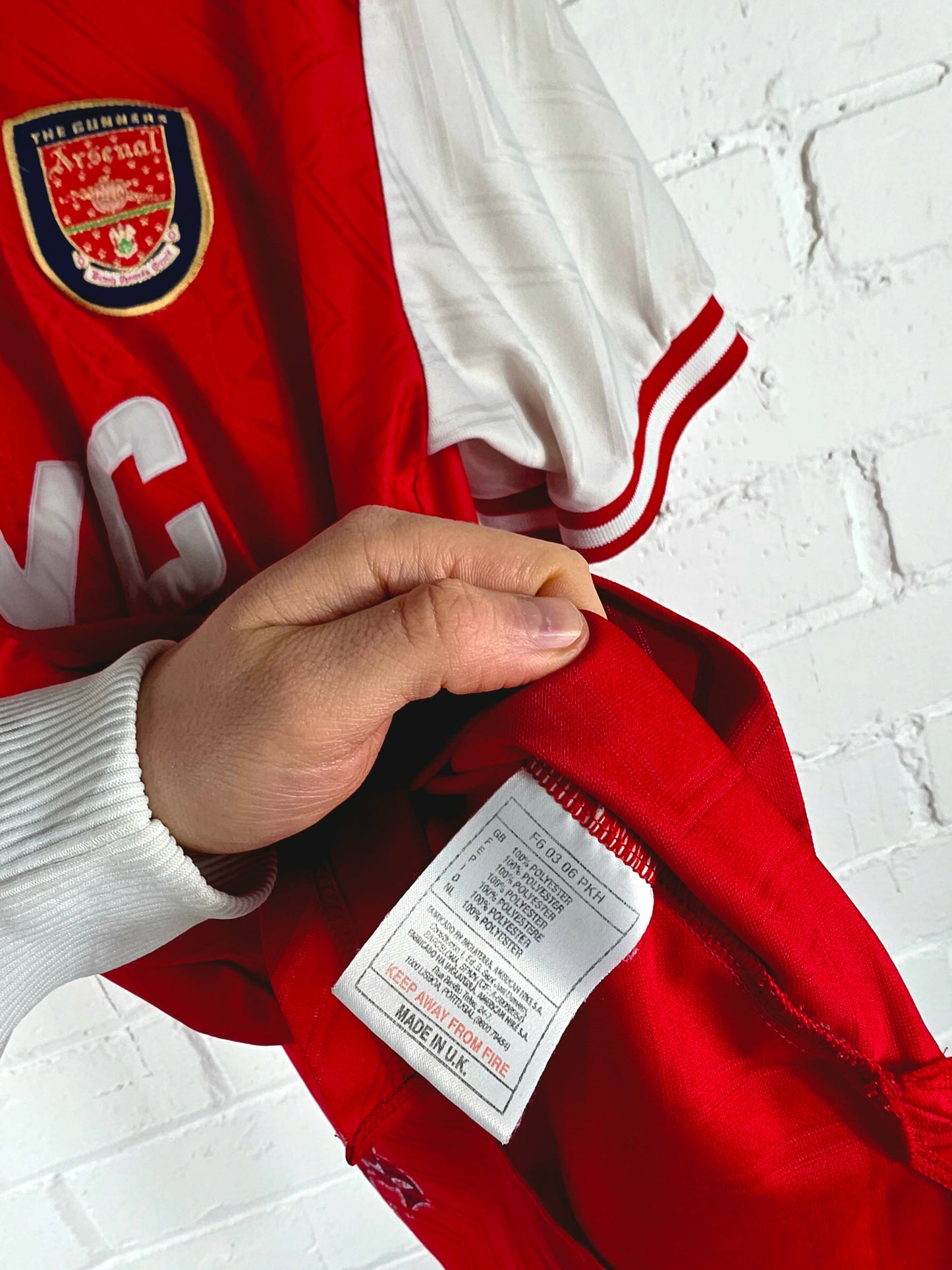 Nike Arsenal 1996/1998 Home Shirt Medium