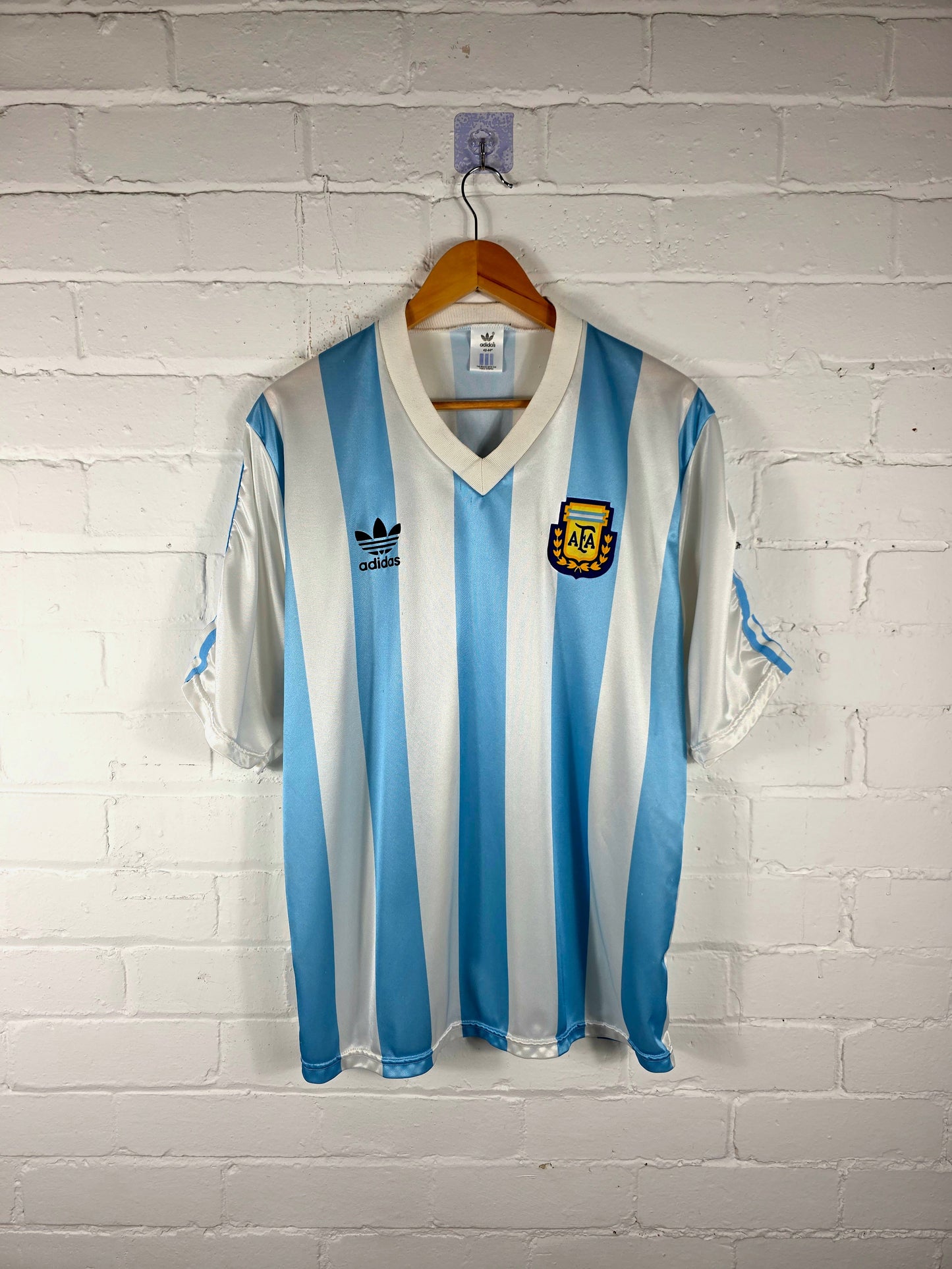 Adidas Argentina 1990/91 Home Shirt Large