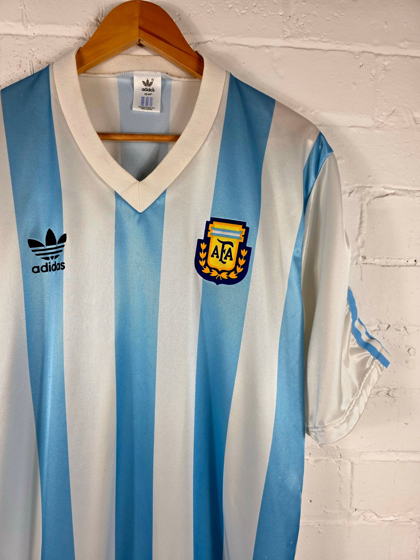 Adidas Argentina 1990/91 Home Shirt Large