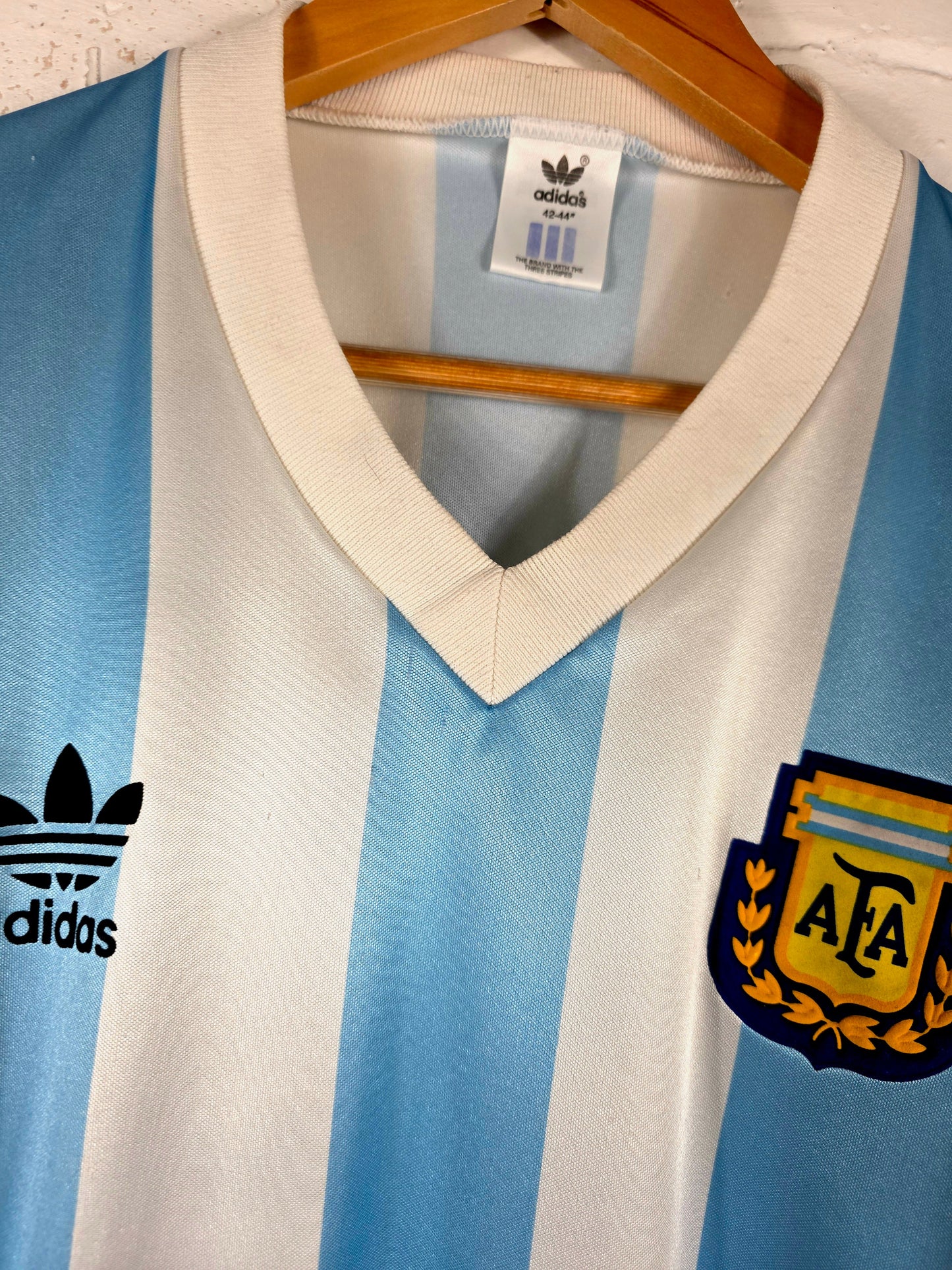 Adidas Argentina 1990/91 Home Shirt Large