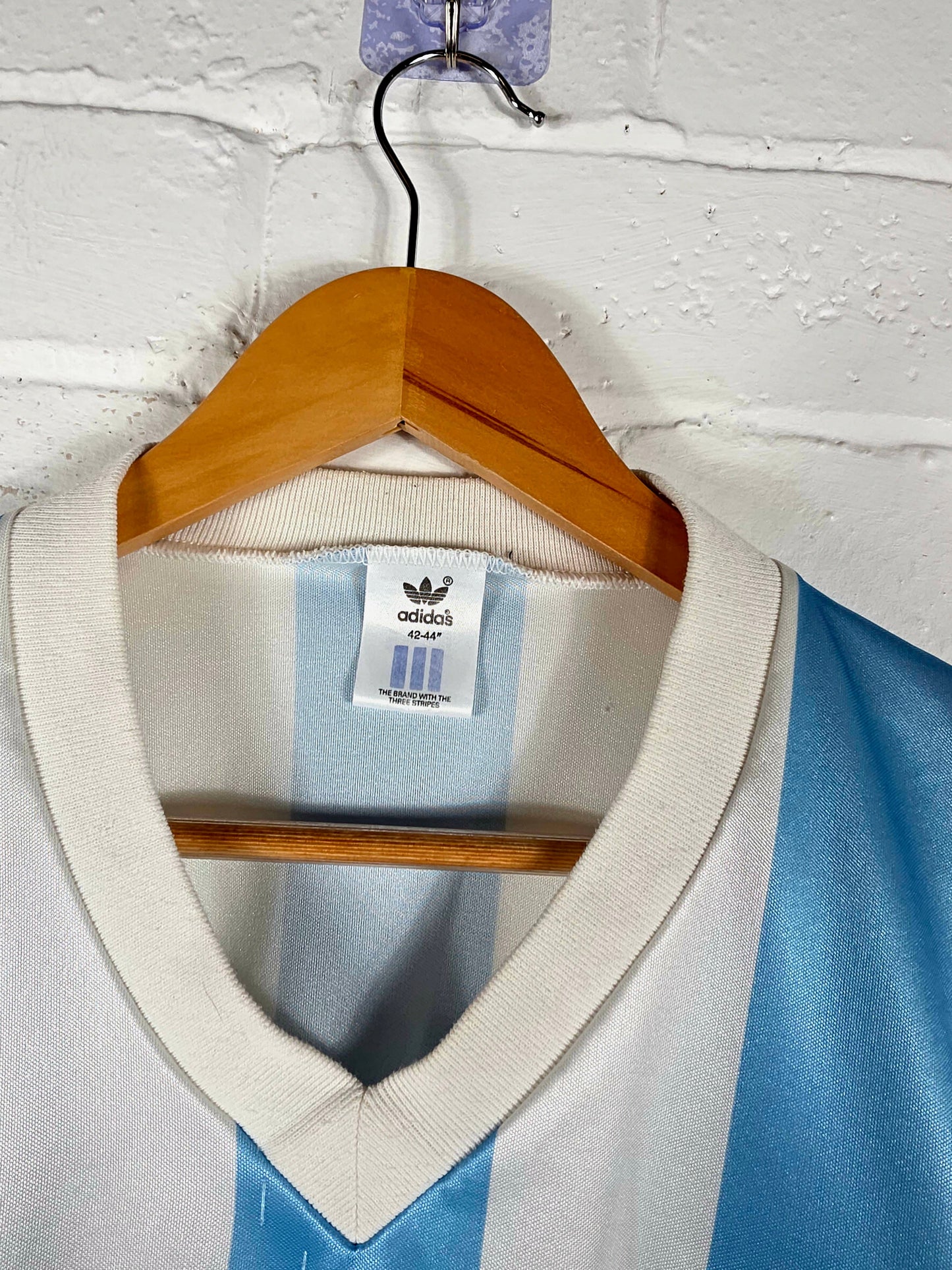 Adidas Argentina 1990/91 Home Shirt Large