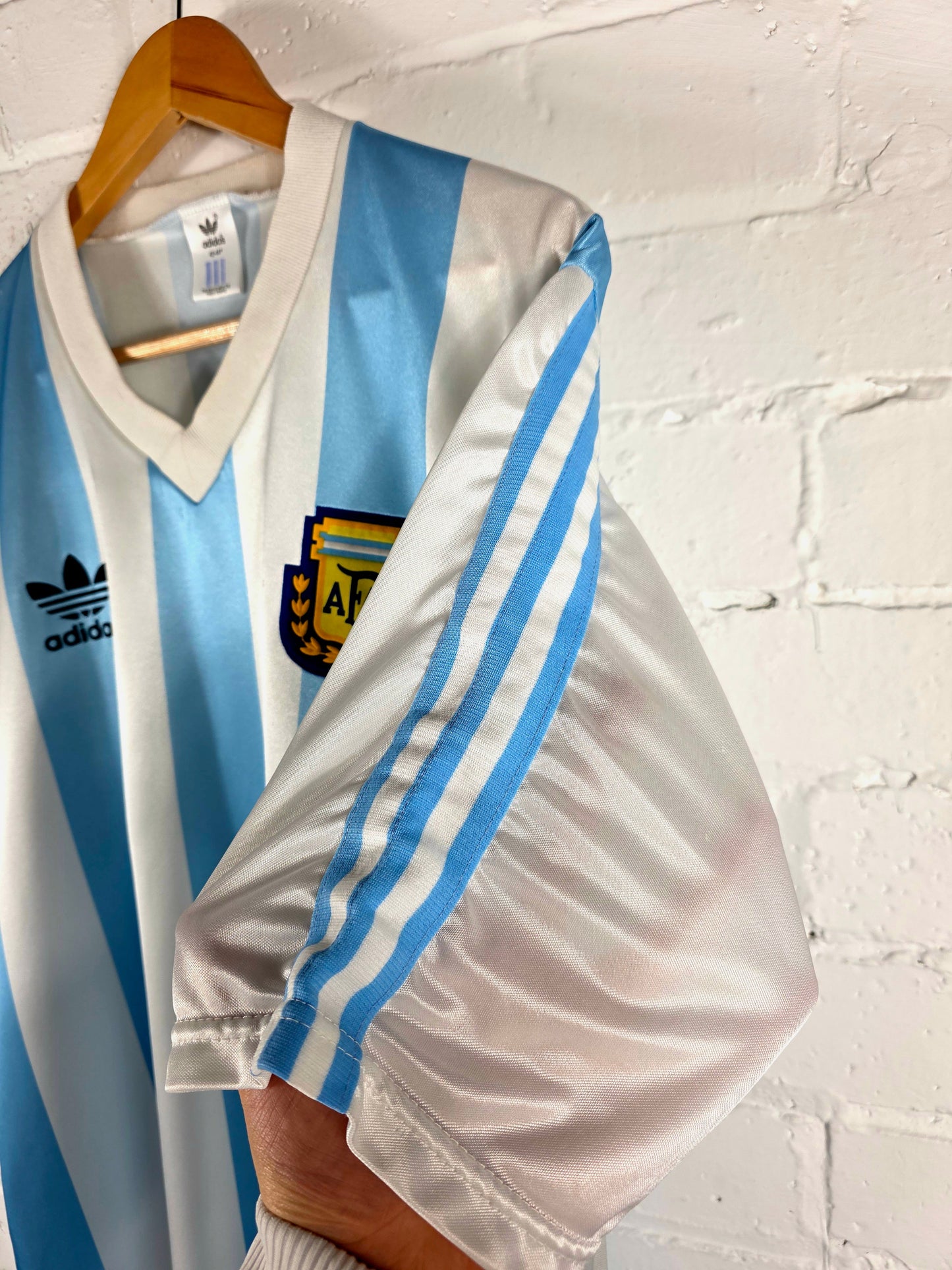 Adidas Argentina 1990/91 Home Shirt Large