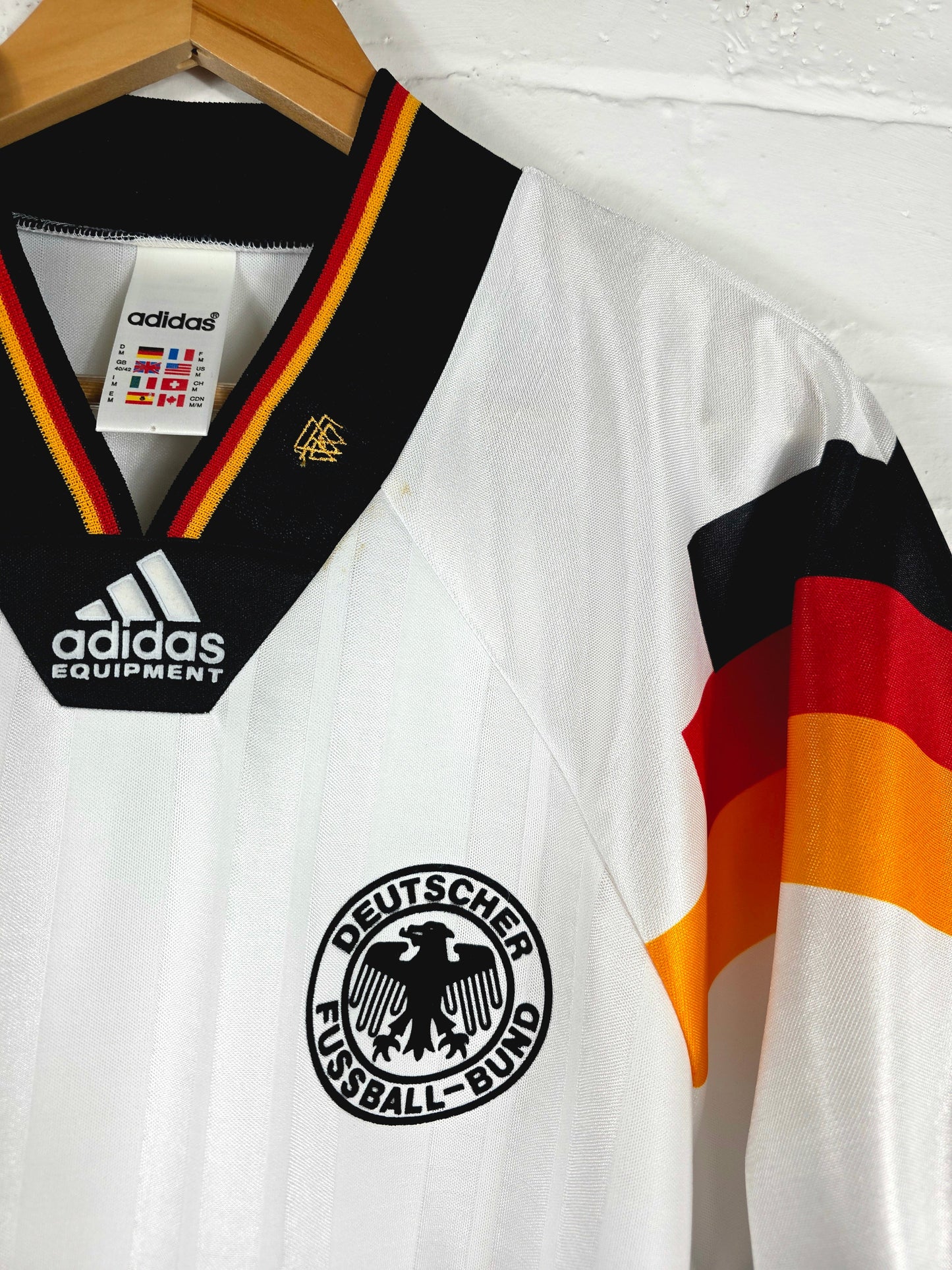Adidas Germany 1992/94 Home Shirt Medium