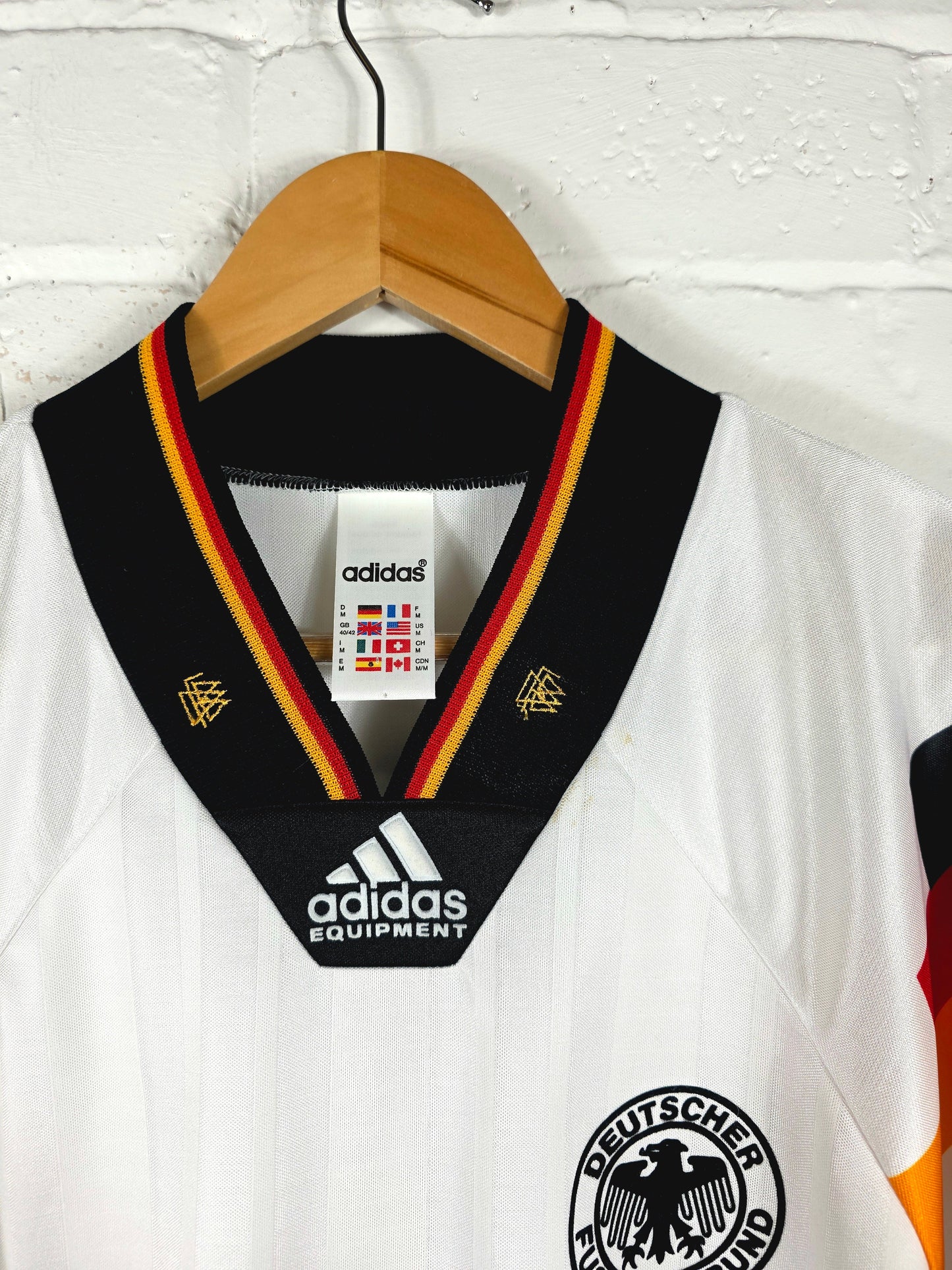 Adidas Germany 1992/94 Home Shirt Medium