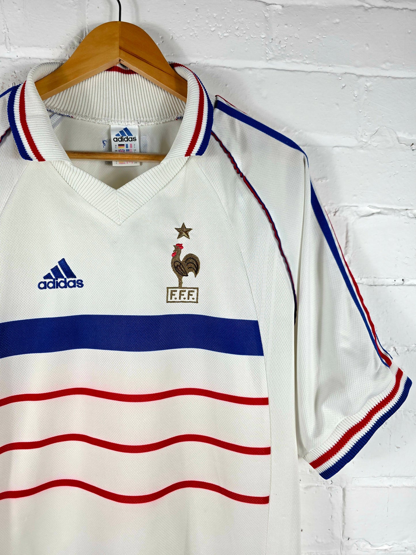 Adidas France 1998/00 Away Shirt Large
