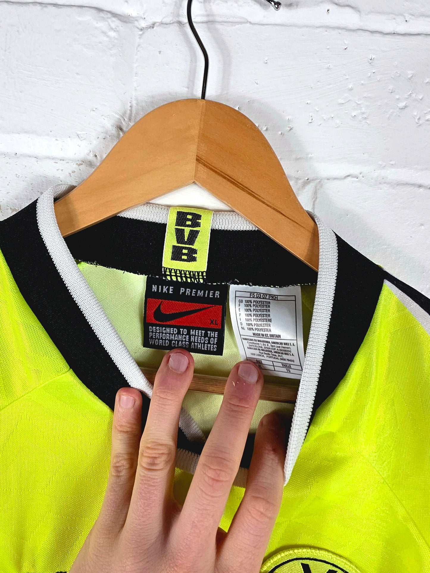 Nike Borussia Dortmund 1995/96 Home Shirt XL