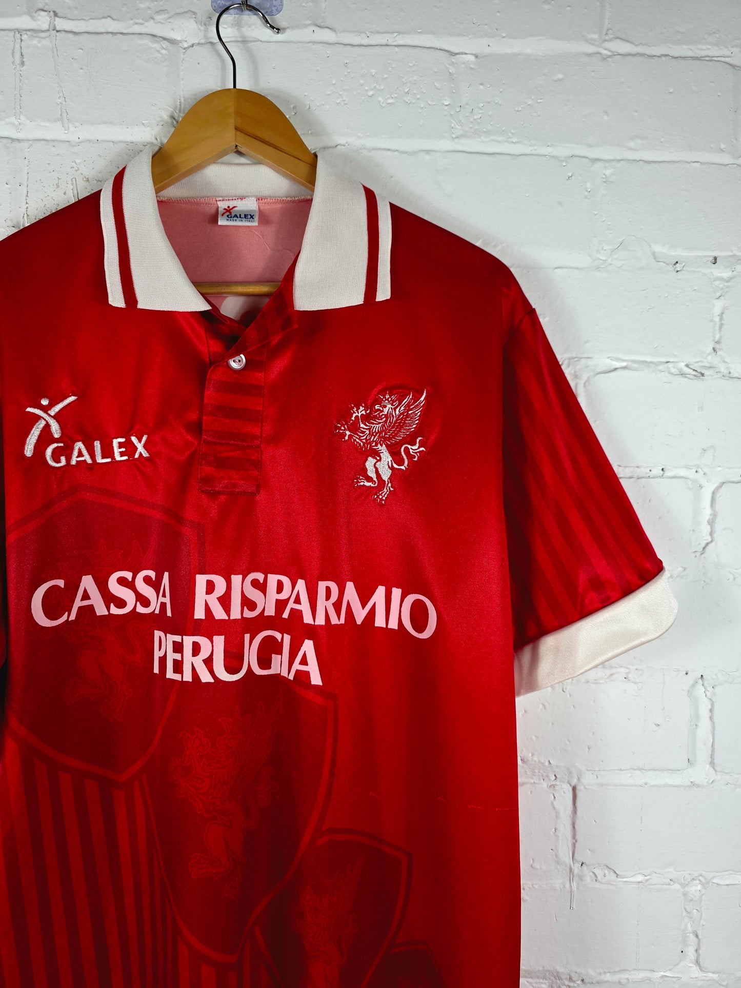Galex Perugia 1995/96 'Rocco 3' Match Issue Home Shirt XL