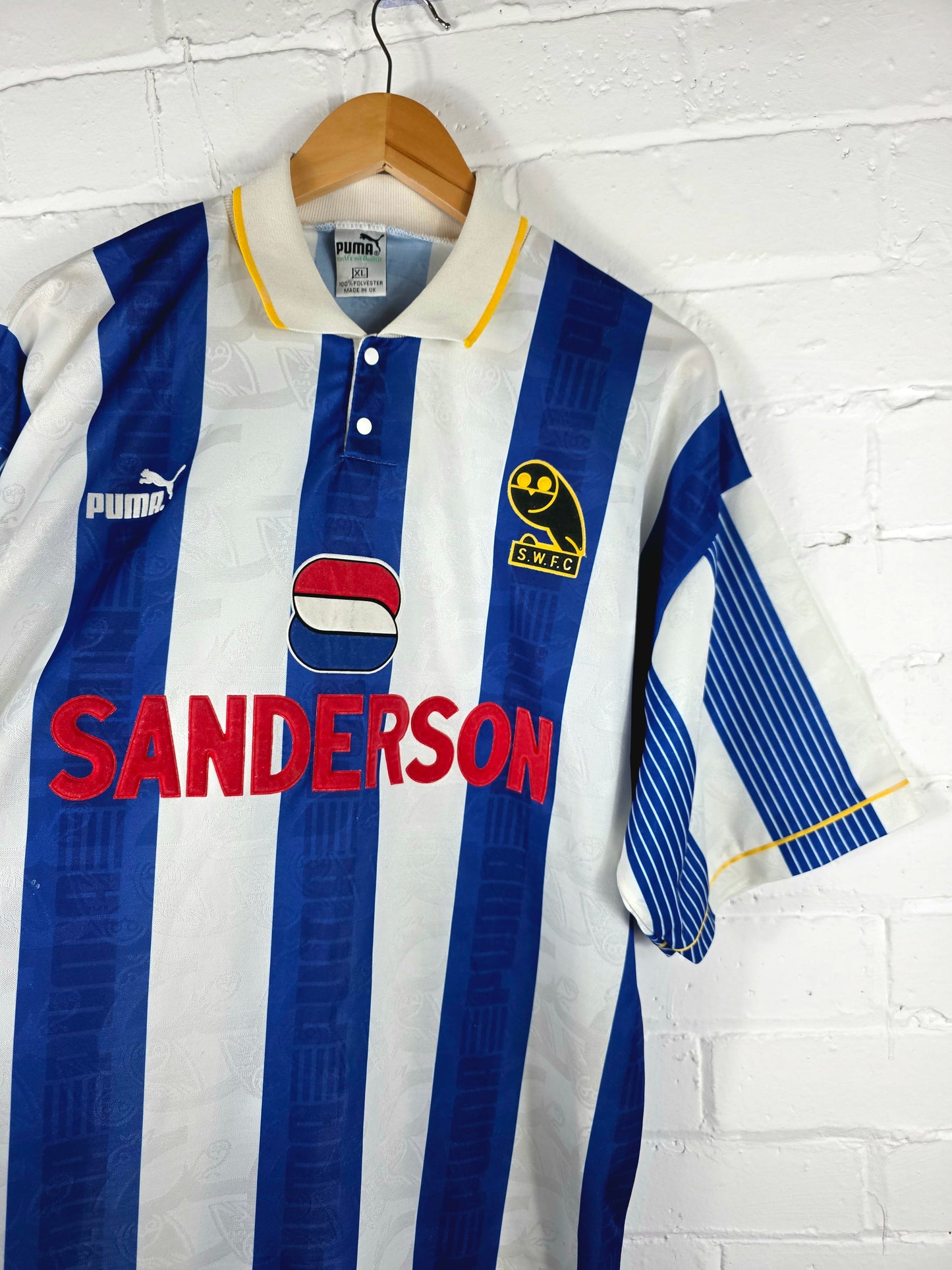 Puma Sheffield Wednesday 1993/95 Away Shirt XL