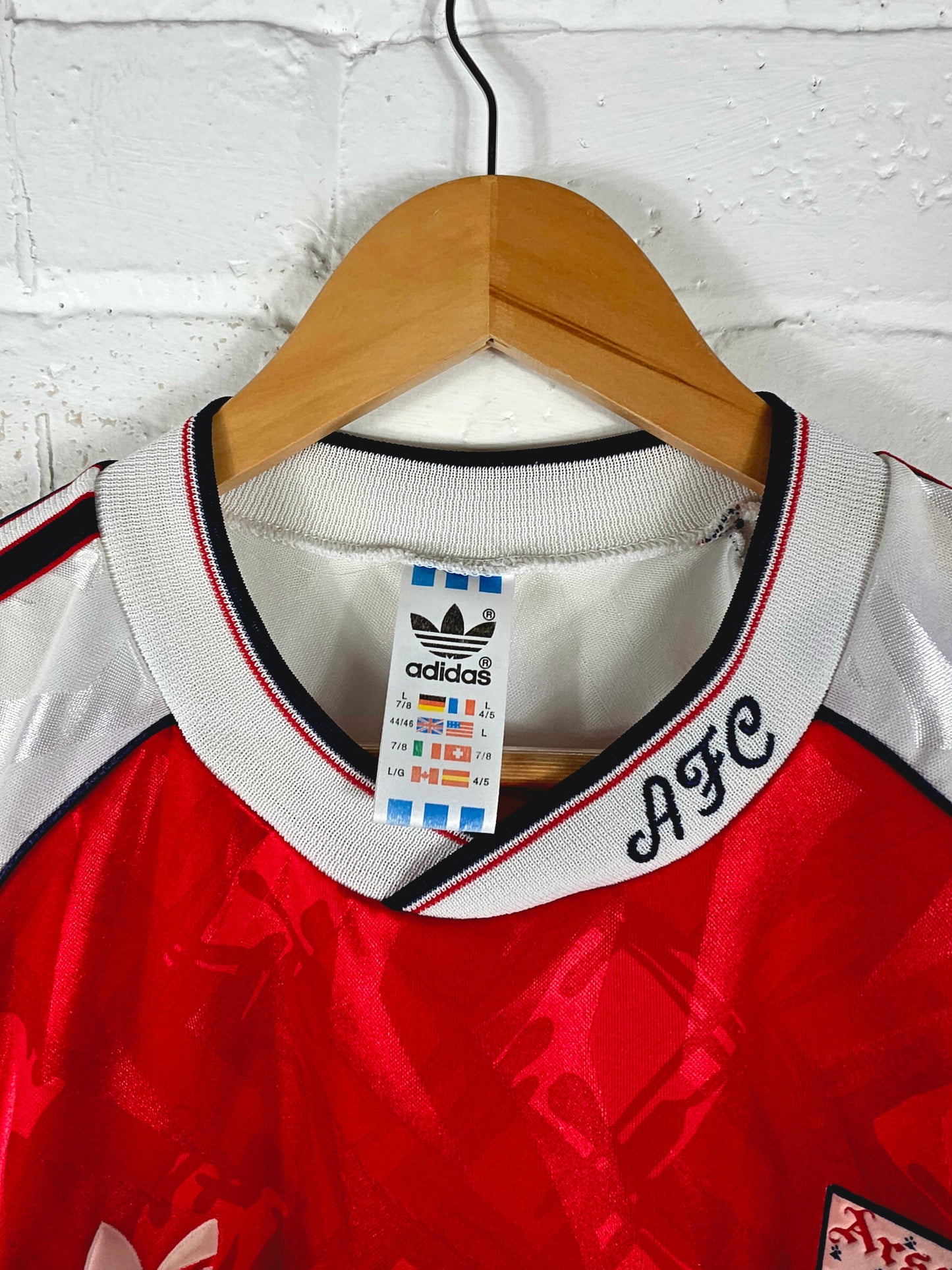 Adidas Arsenal 1990/92 Home Shirt Large