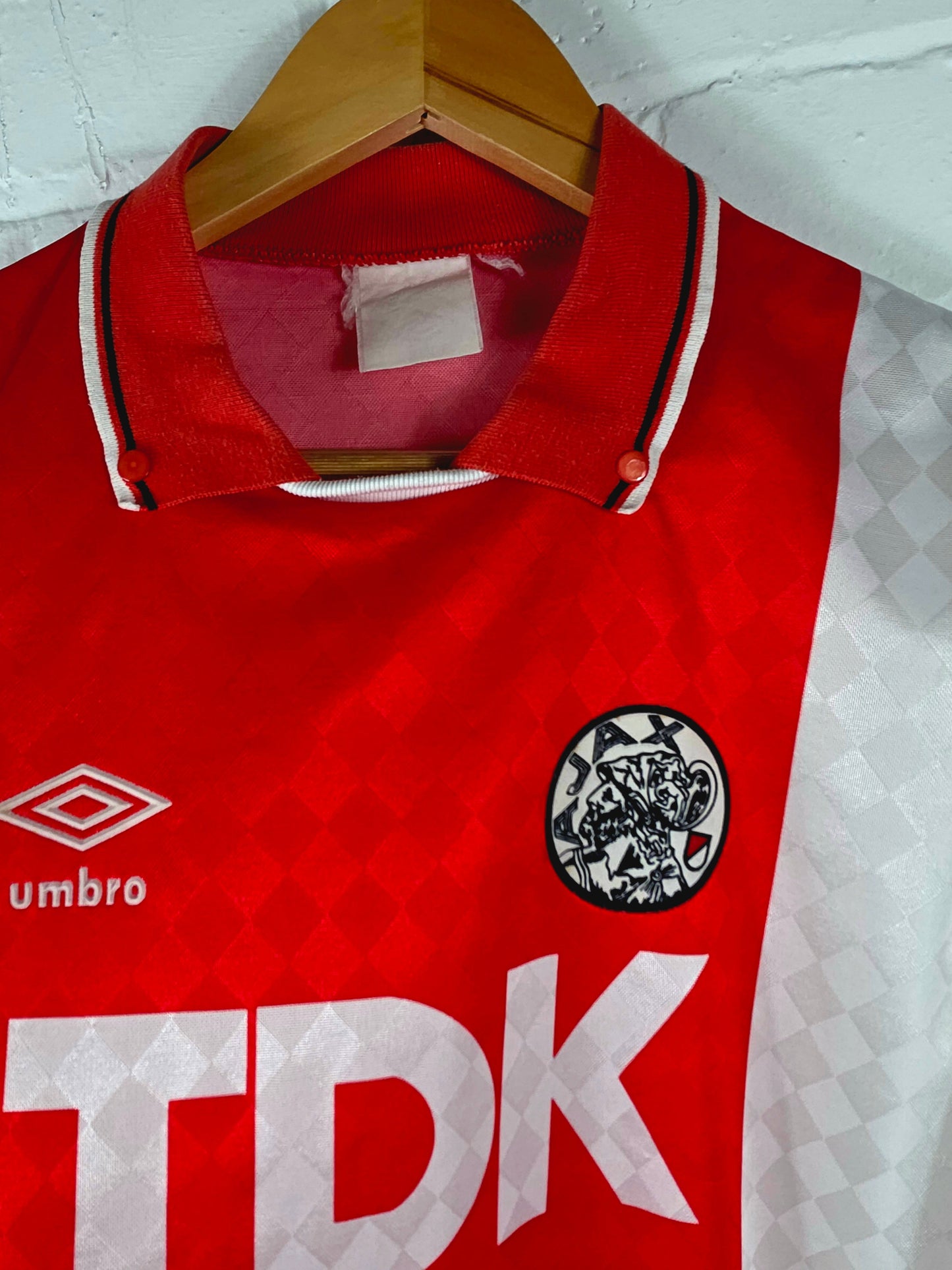 Umbro Ajax 1989/91 Home Shirt XL