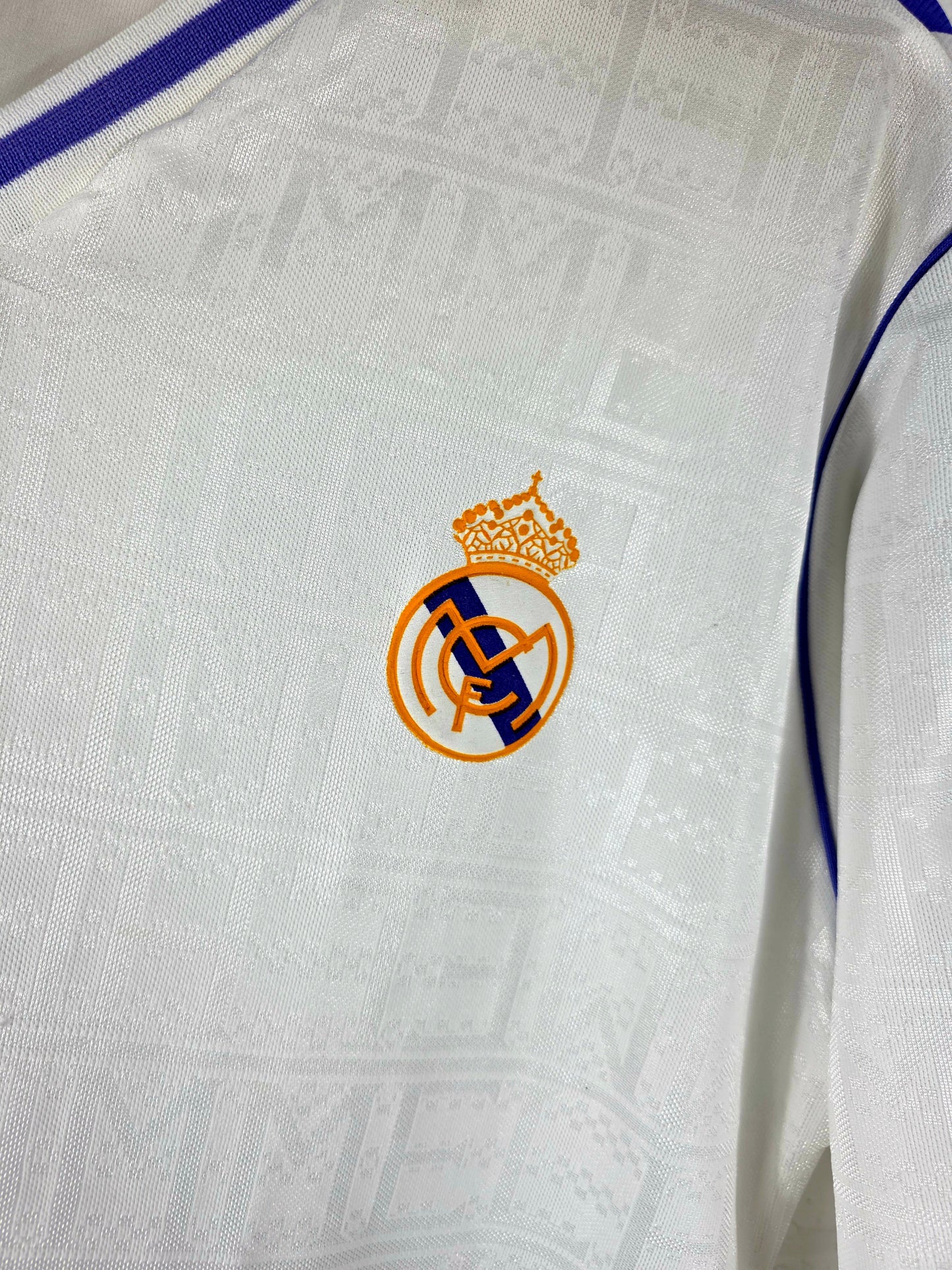 Hummel Real Madrid 1988/90 Long Sleeve Home Shirt XL