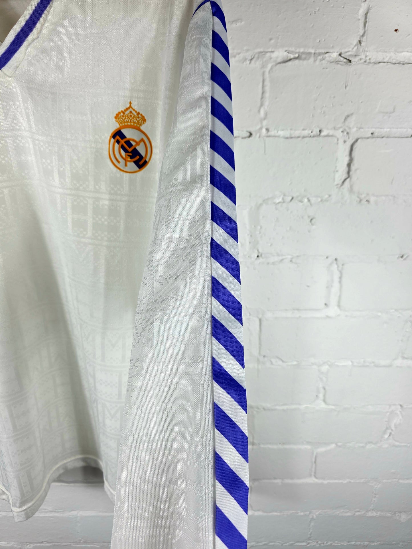 Hummel Real Madrid 1988/90 Long Sleeve Home Shirt XL