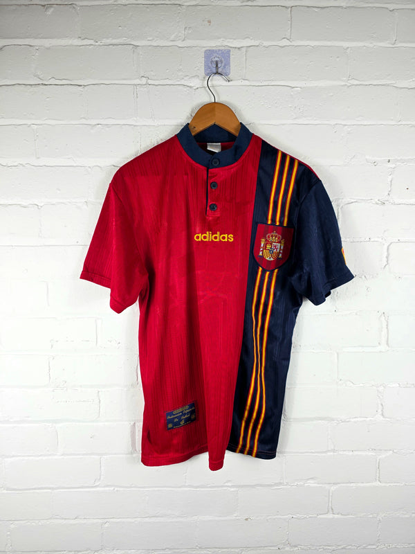 Adidas Spain 1996/98 Home Shirt Medium