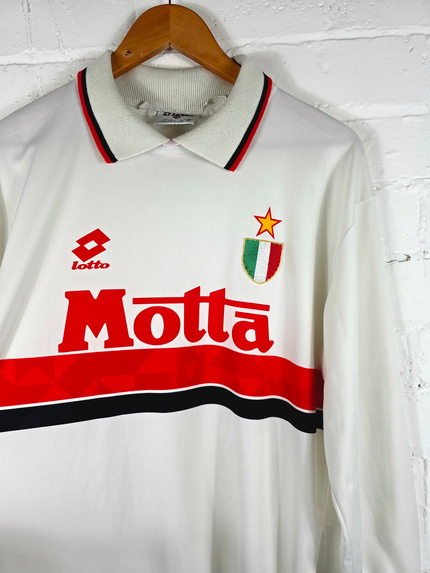 Lotto AC Milan 1993/94 Long Sleeve Away Shirt XL