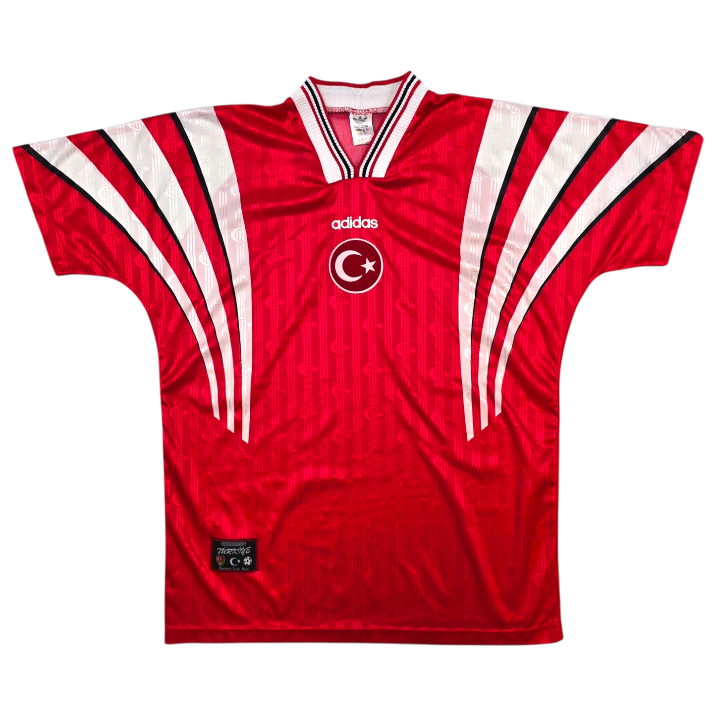 1996/97 Turkey Home Football Shirt (L) Adidas