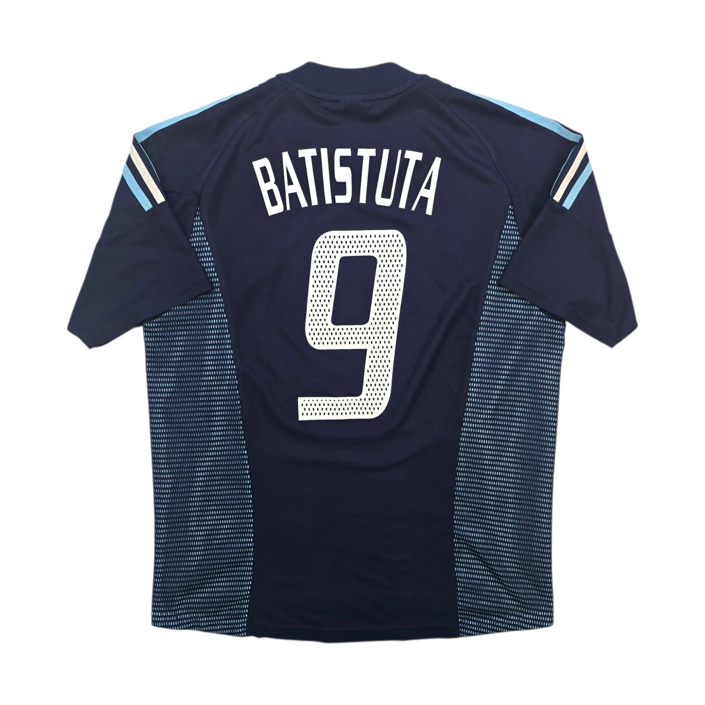 2002/04 Argentina Away Football Shirt (M) Adidas #9 Batistuta