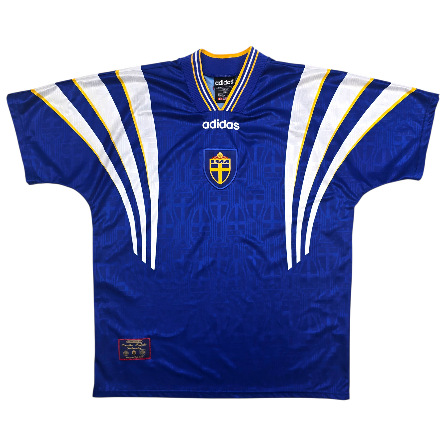 1996/98 Sweden Away Football Shirt (XL) Adidas