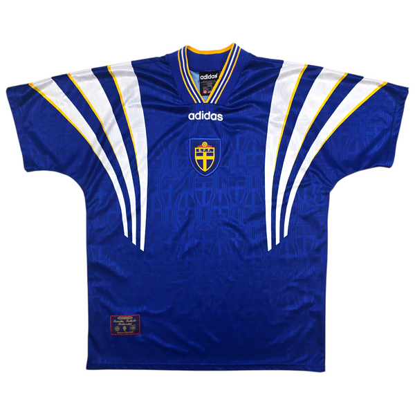 1996/98 Sweden Away Football Shirt (XL) Adidas