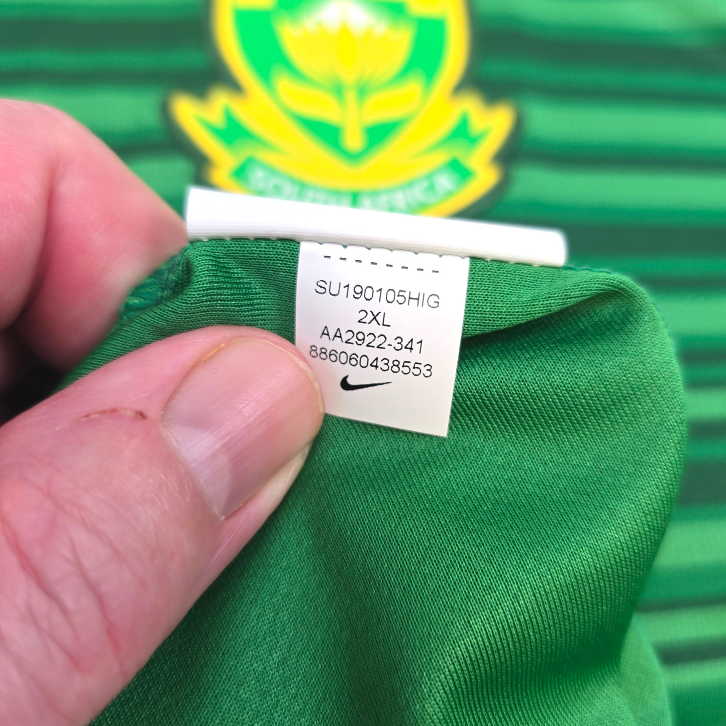 2018/19 South Africa Away Football Shirt (2XL) Nike (BNWTs)